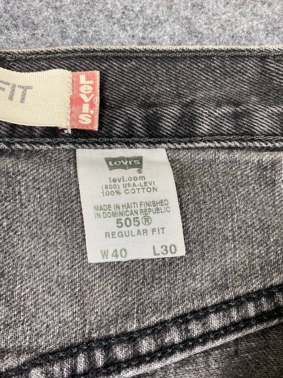 Levi's vintage levis 505 regular fit distressed denim nice design Size US 38 / EU 54 - 14 Thumbnail
