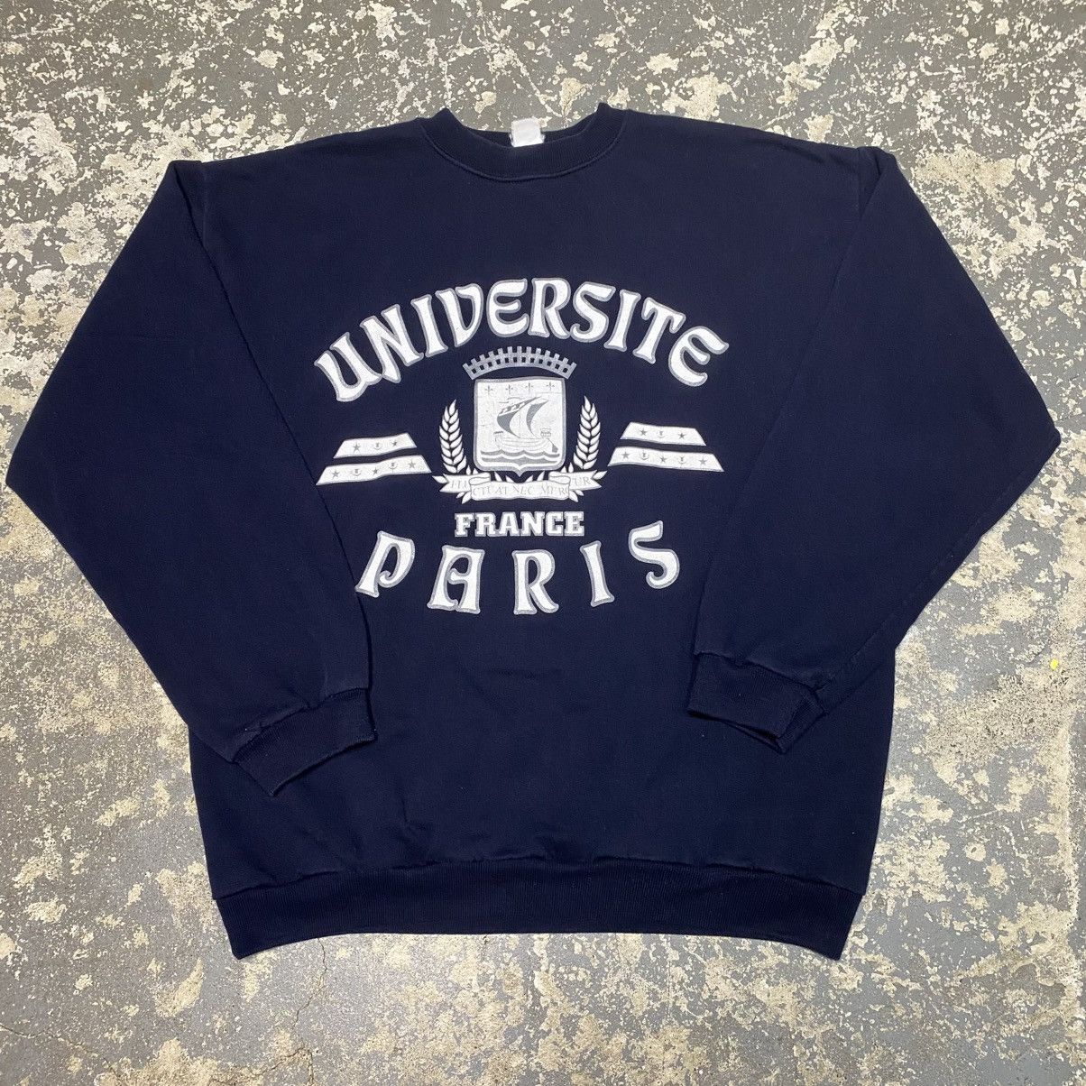 Other Vintage Universite France Paris School College Hoodie Sweat Size US L / EU 52-54 / 3 - 1 Thumbnail