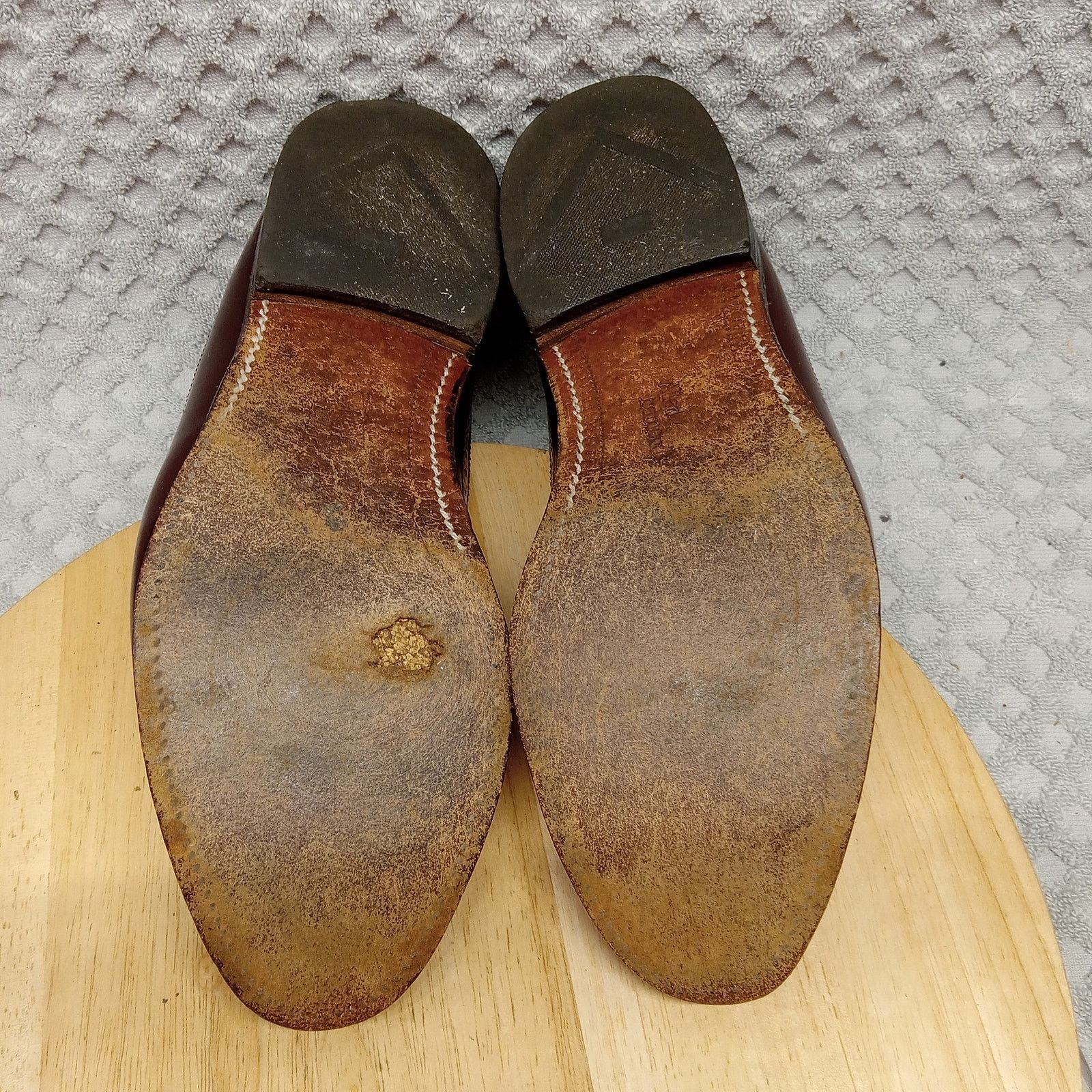 & Other Stories Allen Edmonds Fairfield Dress Shoes Mens 8D Cap Toe Leather Size US 8 / EU 41 - 8 Thumbnail
