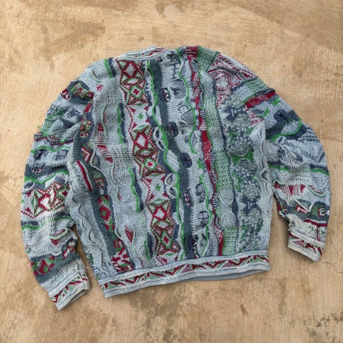 Coogi Vintage 90s Coogi Blues 3D Knit Sweater Size US L / EU 52-54 / 3 - 5 Thumbnail