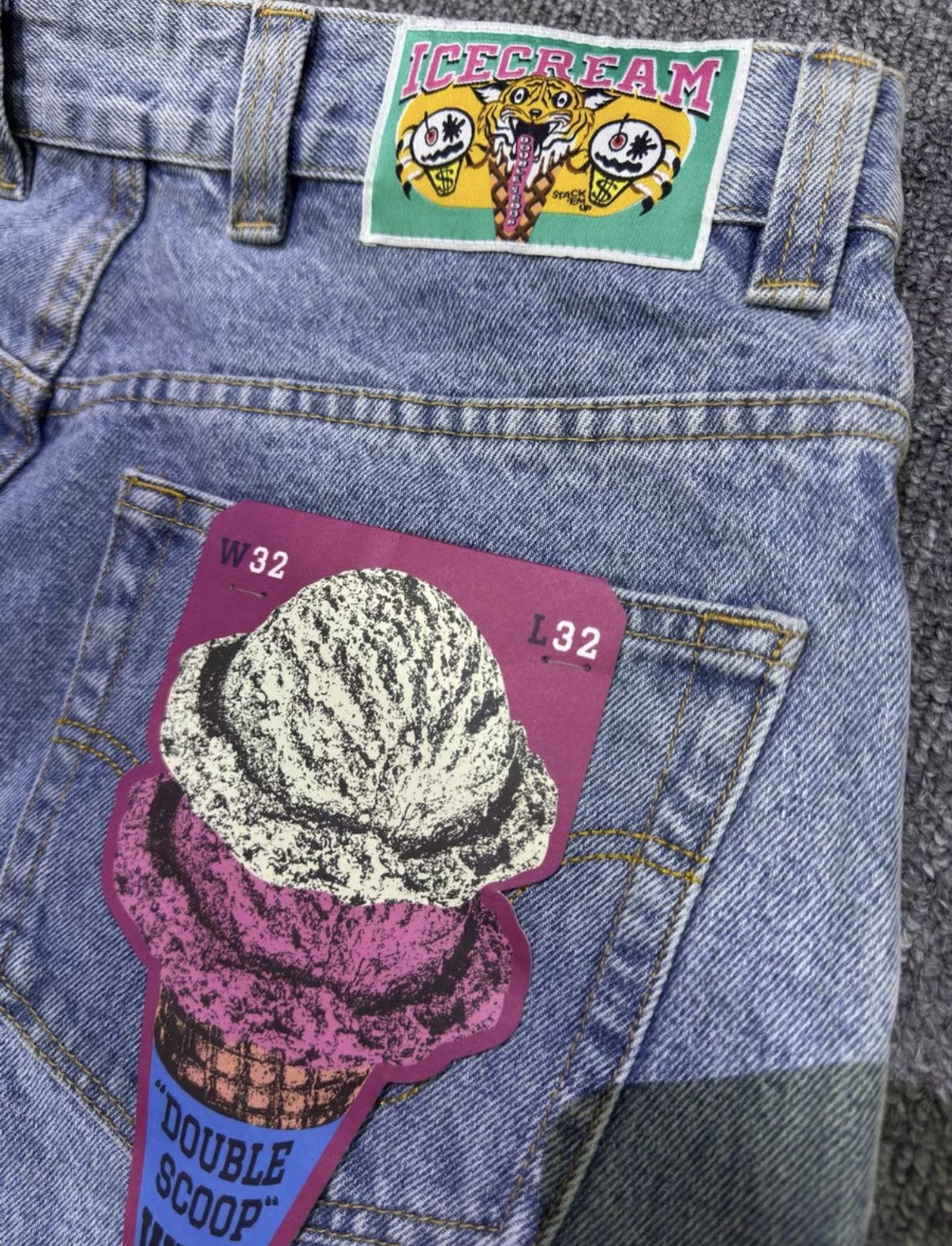 Billionaire Boys Club ICECREAM Flying Dog Jeans Billionaire Boys Club Size US 28 / EU 44 - 8 Thumbnail
