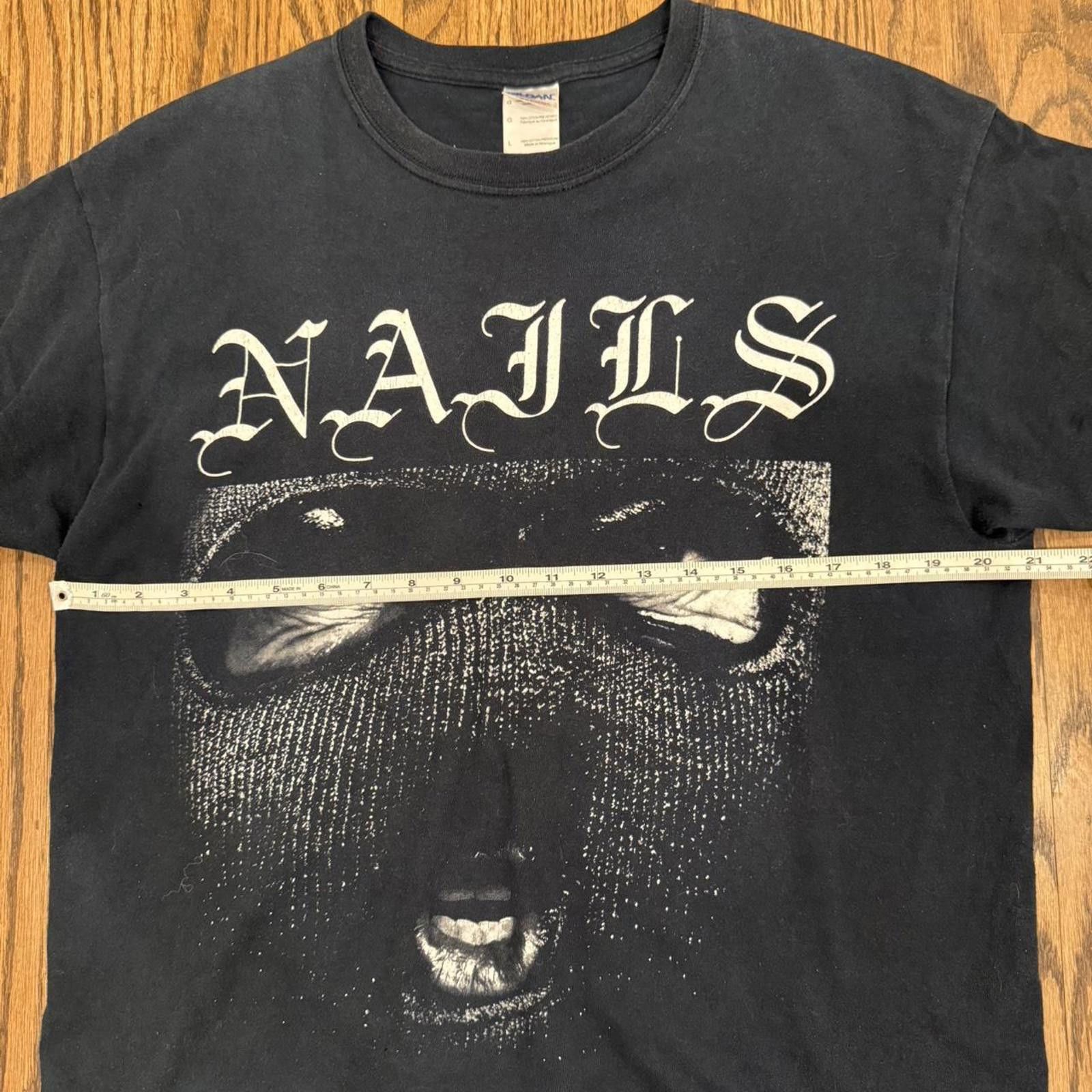 Gildan NAILS - I Will Make You Suffer Shirt - L RARE!! Size US L / EU 52-54 / 3 - 3 Thumbnail