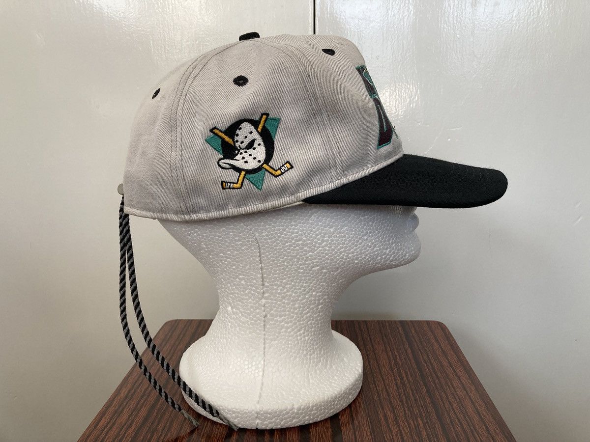 NHL × Vintage ANAHEIM MIGHTY DUCKS HAT CAP #1 APPAREL NHL HOCKEY VINTAGE Size ONE SIZE - 6 Thumbnail