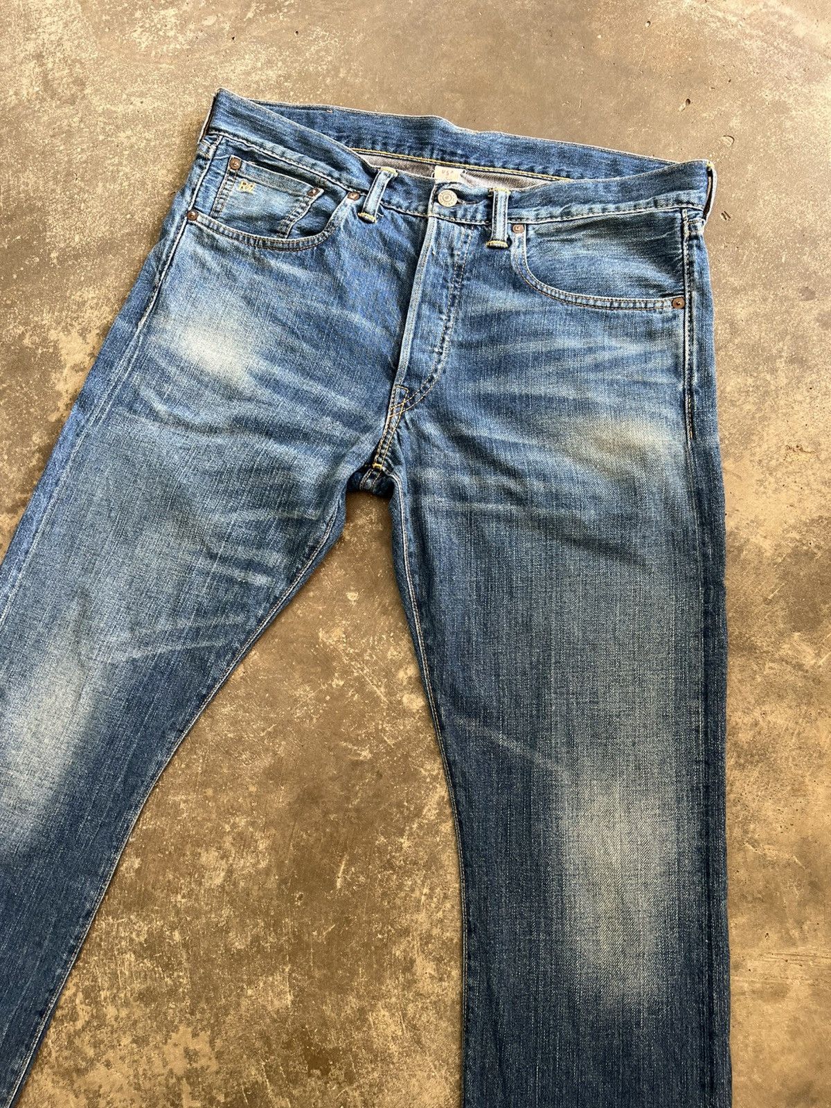 RRL Ralph Lauren Polo Raplh Lauren Double RRL Slim Selvedge Jeans Size US 33 - 5 Thumbnail