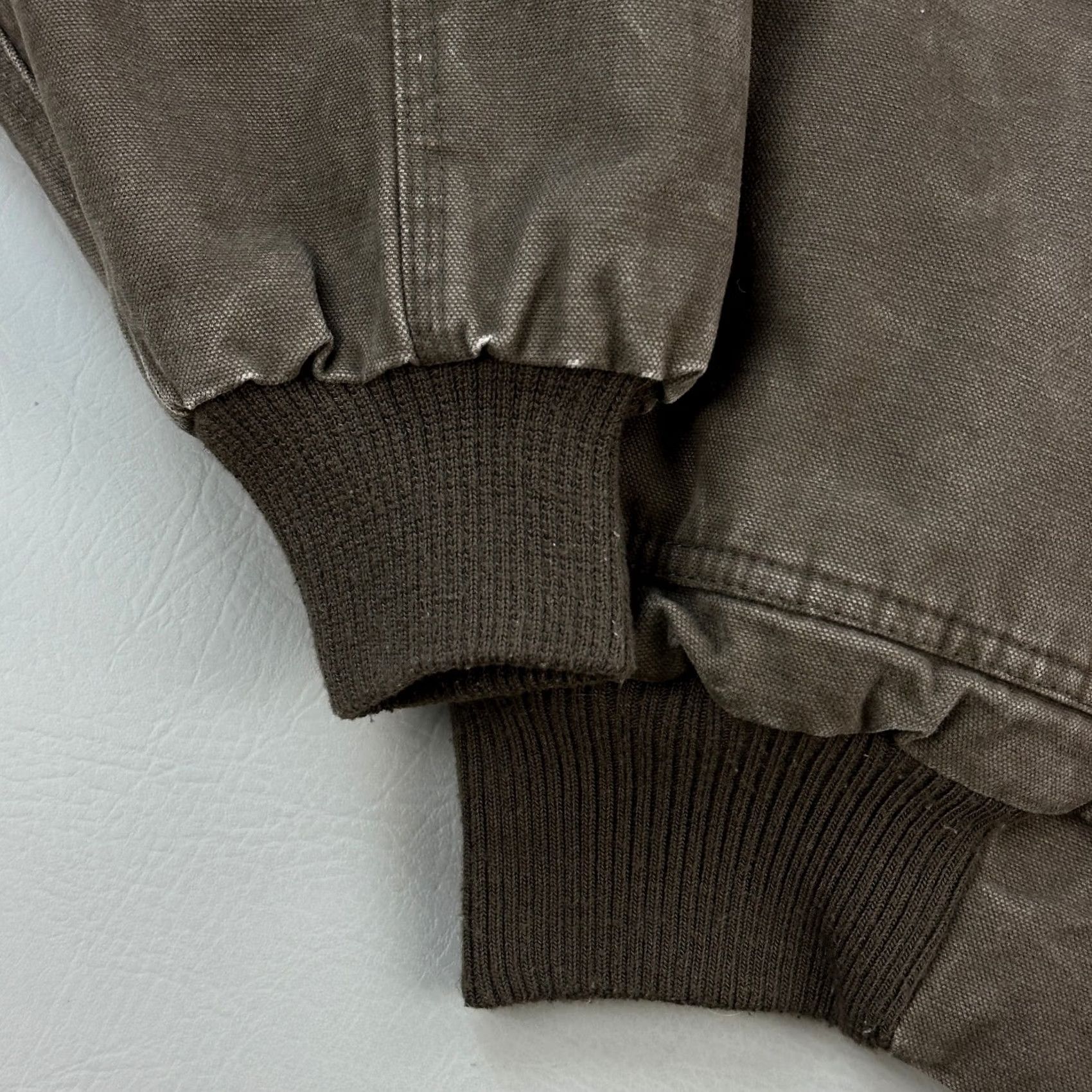 Walls Walls Workwear Jacket Mens XL Brown Duck Canvas Fleece Lined Hooded Full Zip Y2K Size US XL / EU 56 / 4 - 2 Thumbnail