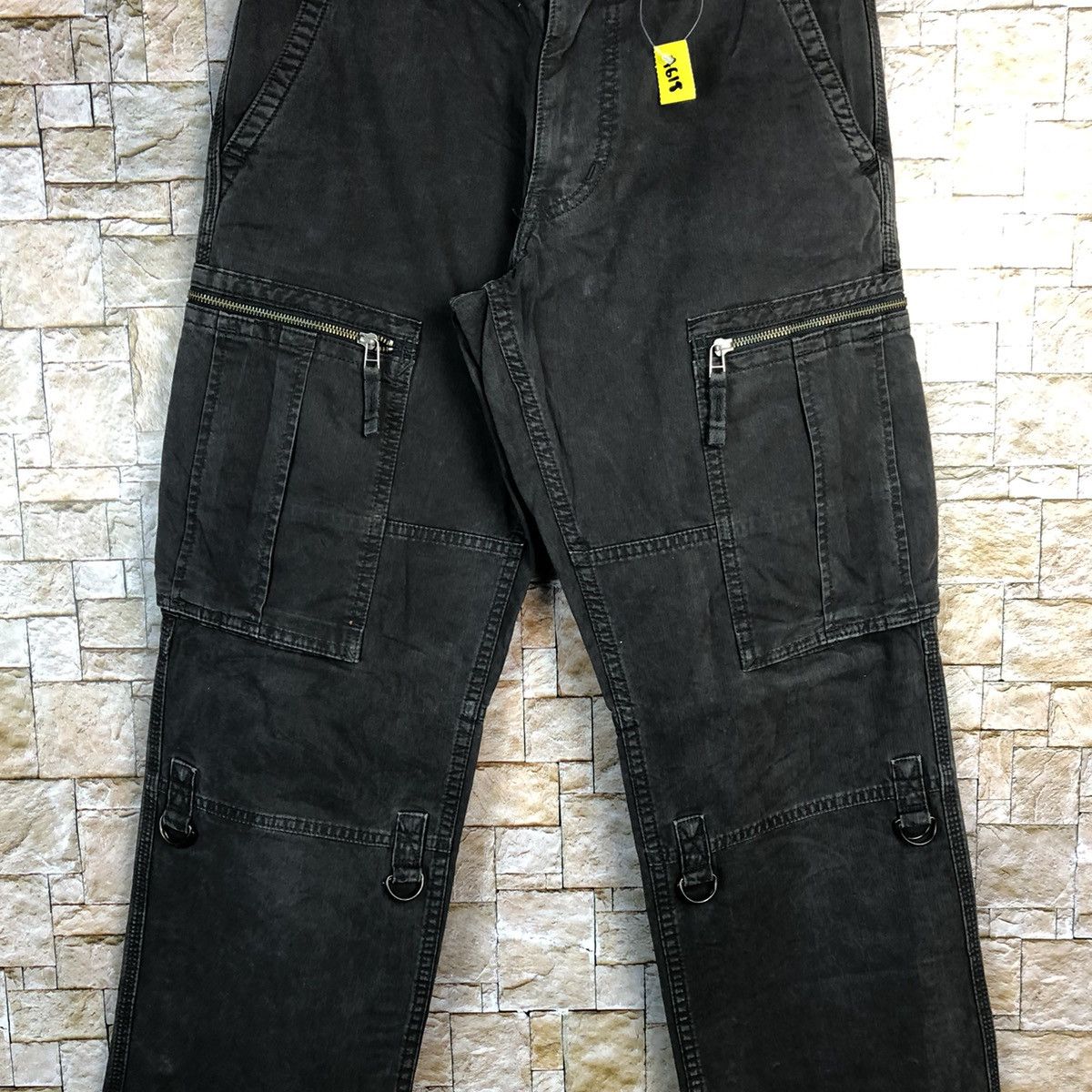 Japanese Brand Uniqlo Black japan utility Cargo Multipocket Pants #A618 Size US 29 - 6 Thumbnail