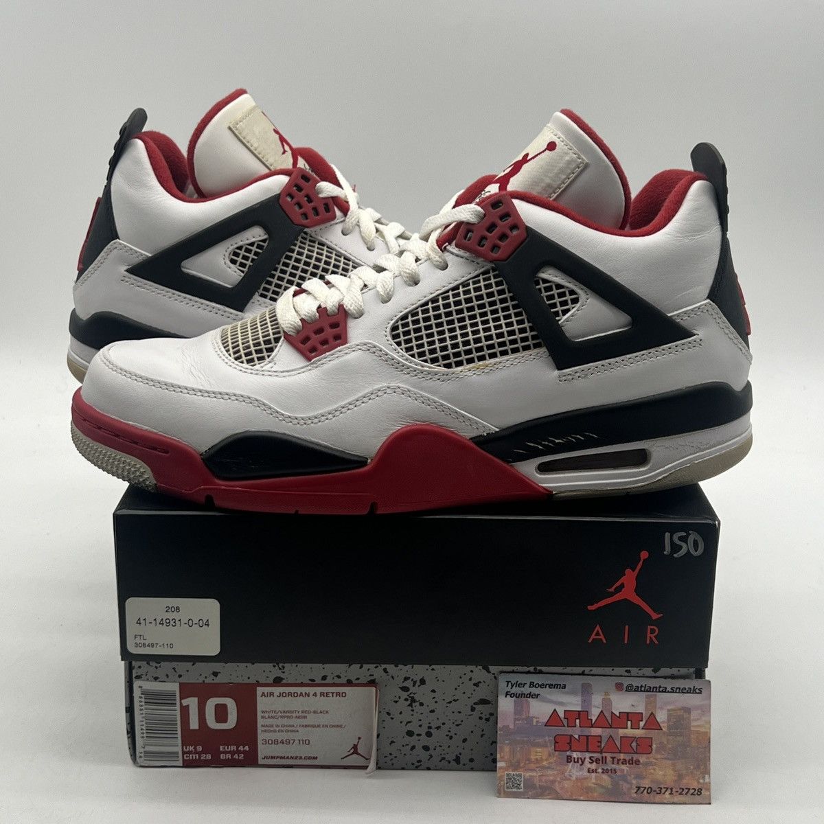 Jordan Brand Air Jordan 4 fire red Size US 10 / EU 43 - 1 Thumbnail