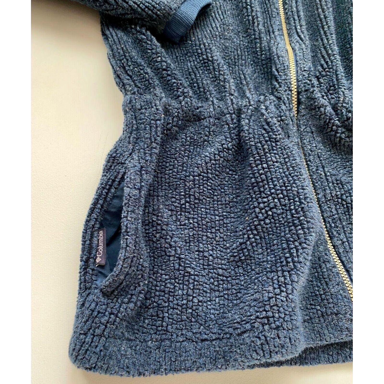 Vintage VINTAGE Columbia Jacket womens 90s Full Zip Fleece Made in USA Blue Size M Womens 90s USA Theme/Pattern: Solid, Hiking, Casual Size M / US 6-8 / IT 42-44 - 5 Thumbnail
