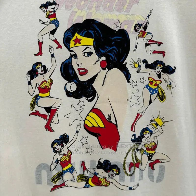 Miu Miu Miu Miu Wonder Woman Graphic T-Shirt . Size M / US 6-8 / IT 42-44 - 3 Thumbnail