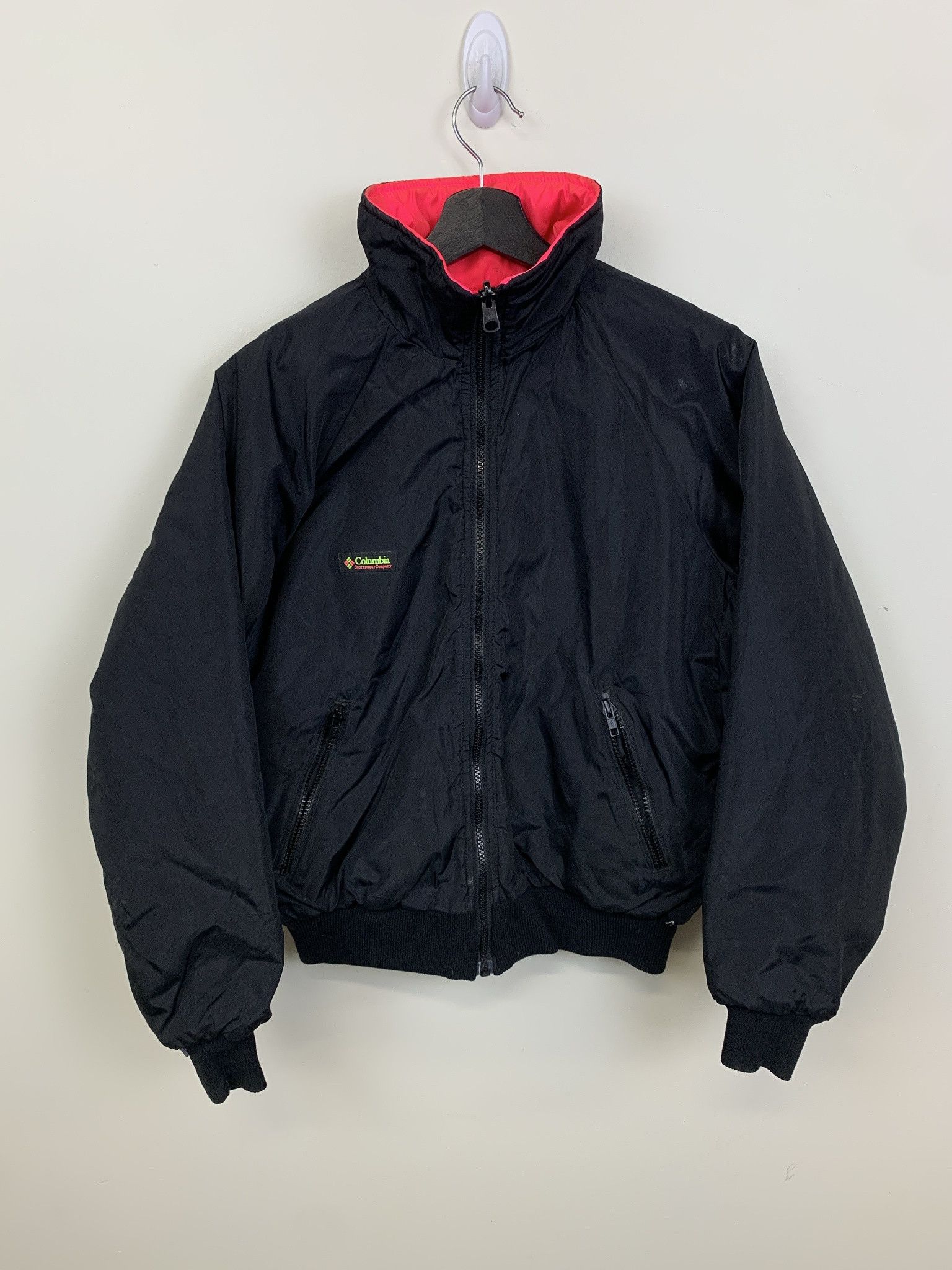 Columbia × Vintage Vintage Jacket 1990s Jacket Columbia Black Pink Thinsulate Reversible Jacket Size S Size US S / EU 44-46 / 1 - 1 Thumbnail