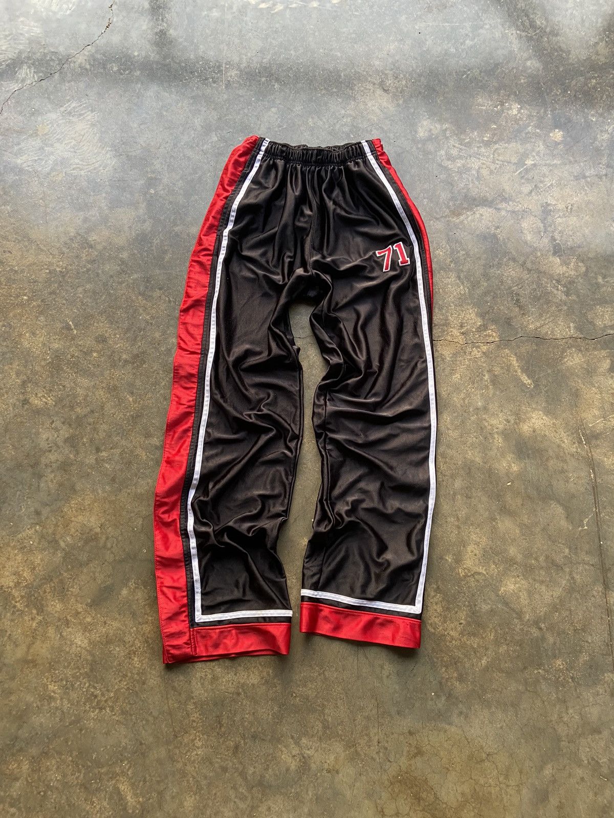 NBA Vintage Edit draft Black and red Starter track pants small Size US 30 / EU 46 - 3 Thumbnail