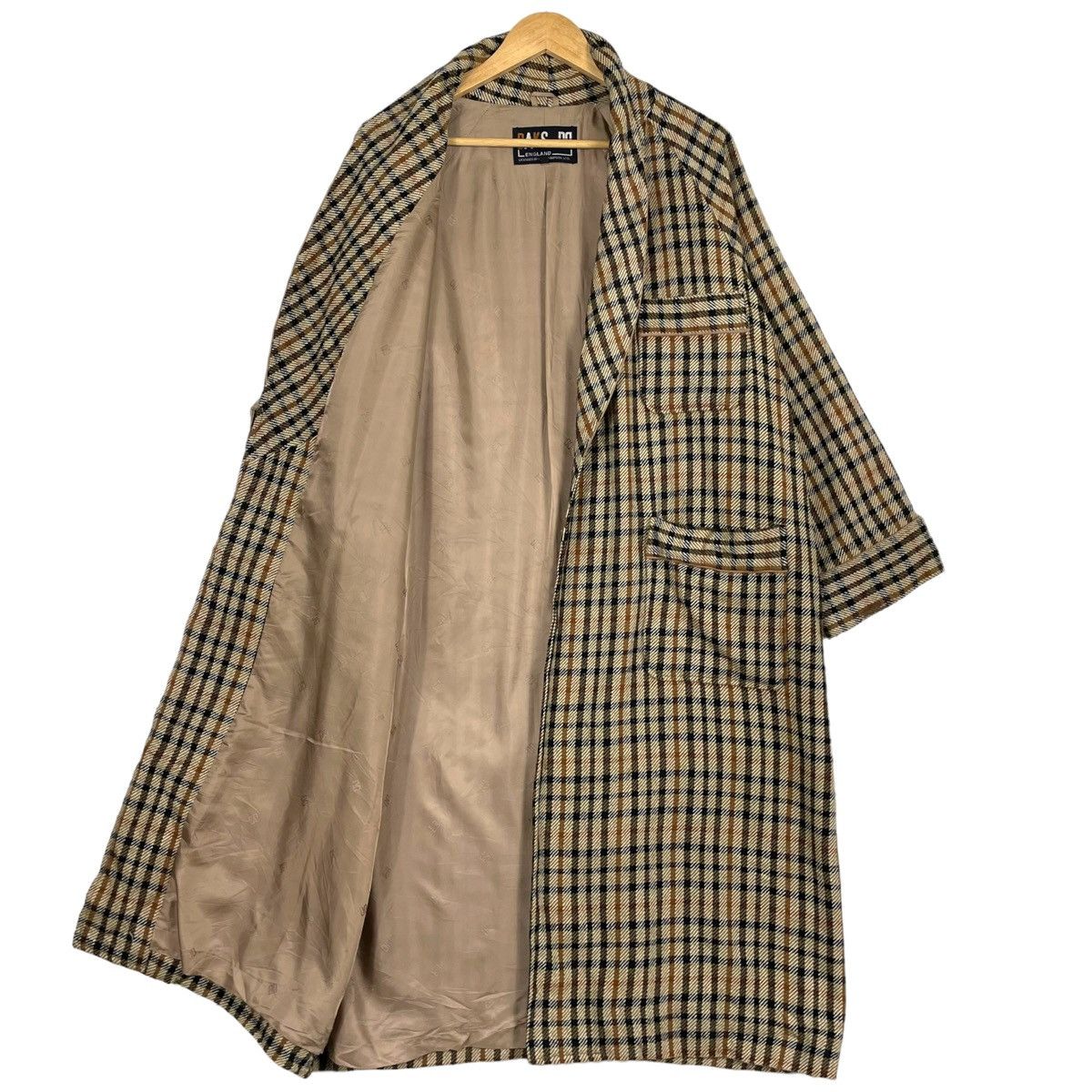 DAKS × Vintage 💥DAKS LONDON ROBE CLASSIC CHECKED LOGO INSPIRED Size US L / EU 52-54 / 3 - 8 Thumbnail