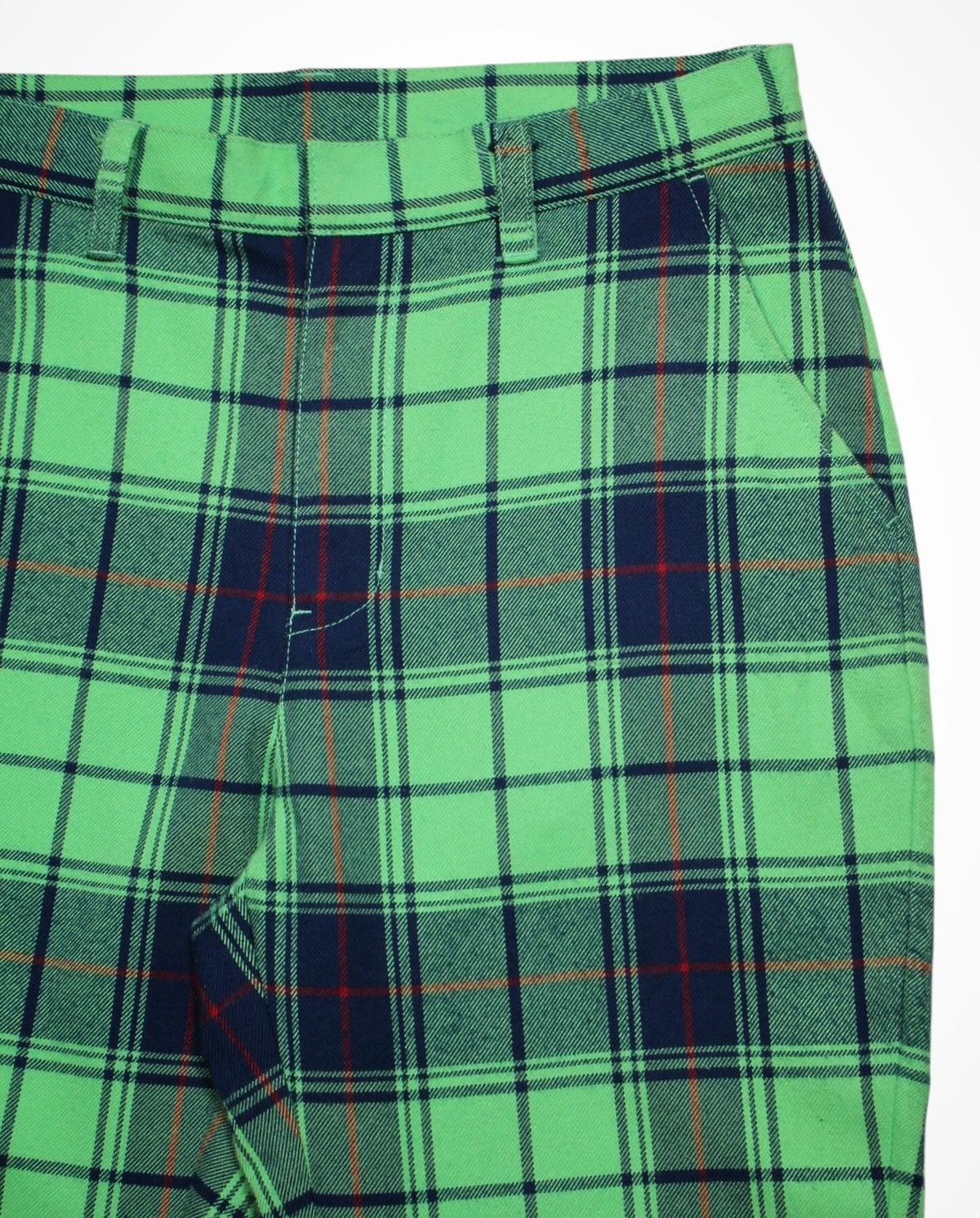 20471120 AW2018 X-GIRL TARTAN FLARED PANTS Size 26" / US 2 / IT 38 - 3 Thumbnail