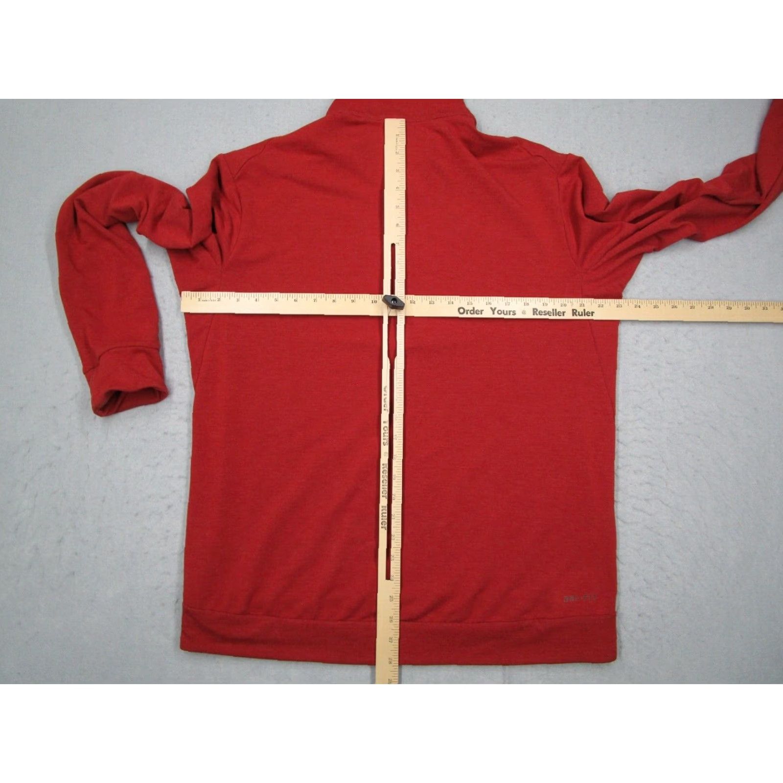 Nike Nike Jacket Mens Large Red Dri-Fit 1/2 Zip Performance Pullover Active Swoosh Size US L / EU 52-54 / 3 - 6 Thumbnail