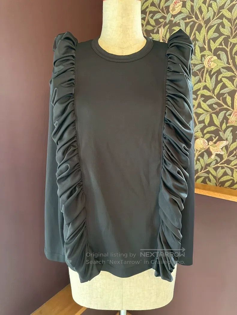 Comme des Garcons Comme Des Garcons Pleated decoration long sleeve top Size S / US 4 / IT 40 - 1 Thumbnail