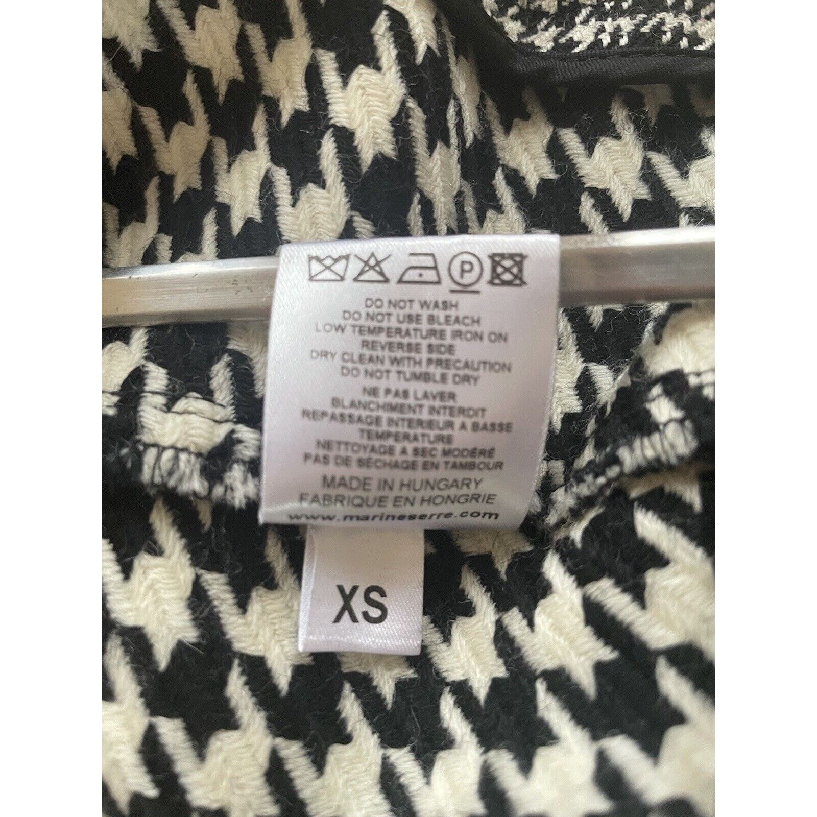 Marine Serre FW20 Marine Serre Houndstooth Check Wool Trousers Size XS Size US 28 / EU 44 - 6 Thumbnail