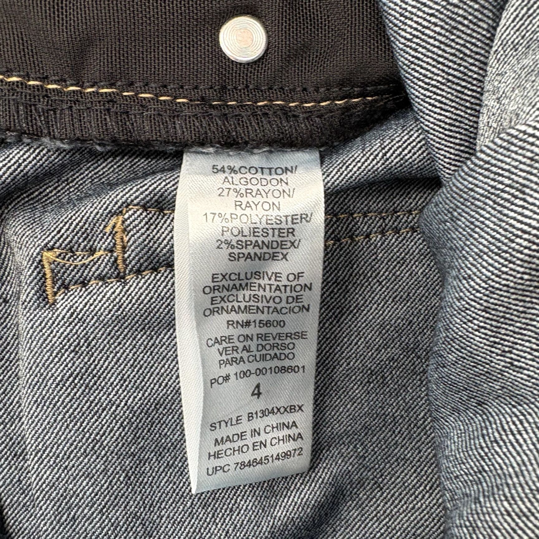 Vintage VINTAGE Democracy Jeans Womens 4 Blue Mid Rise Ankle Skinny NWT Size 27" / US 4 / IT 40 - 5 Thumbnail