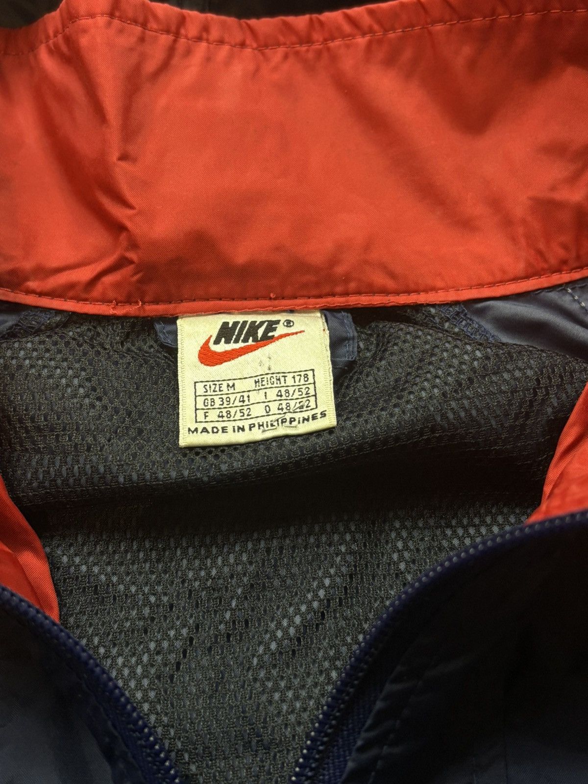 Nike 90s Nike Vintage USA Track Nylon Lampas Jacket Drill Y2K Size US M / EU 48-50 / 2 - 6 Thumbnail