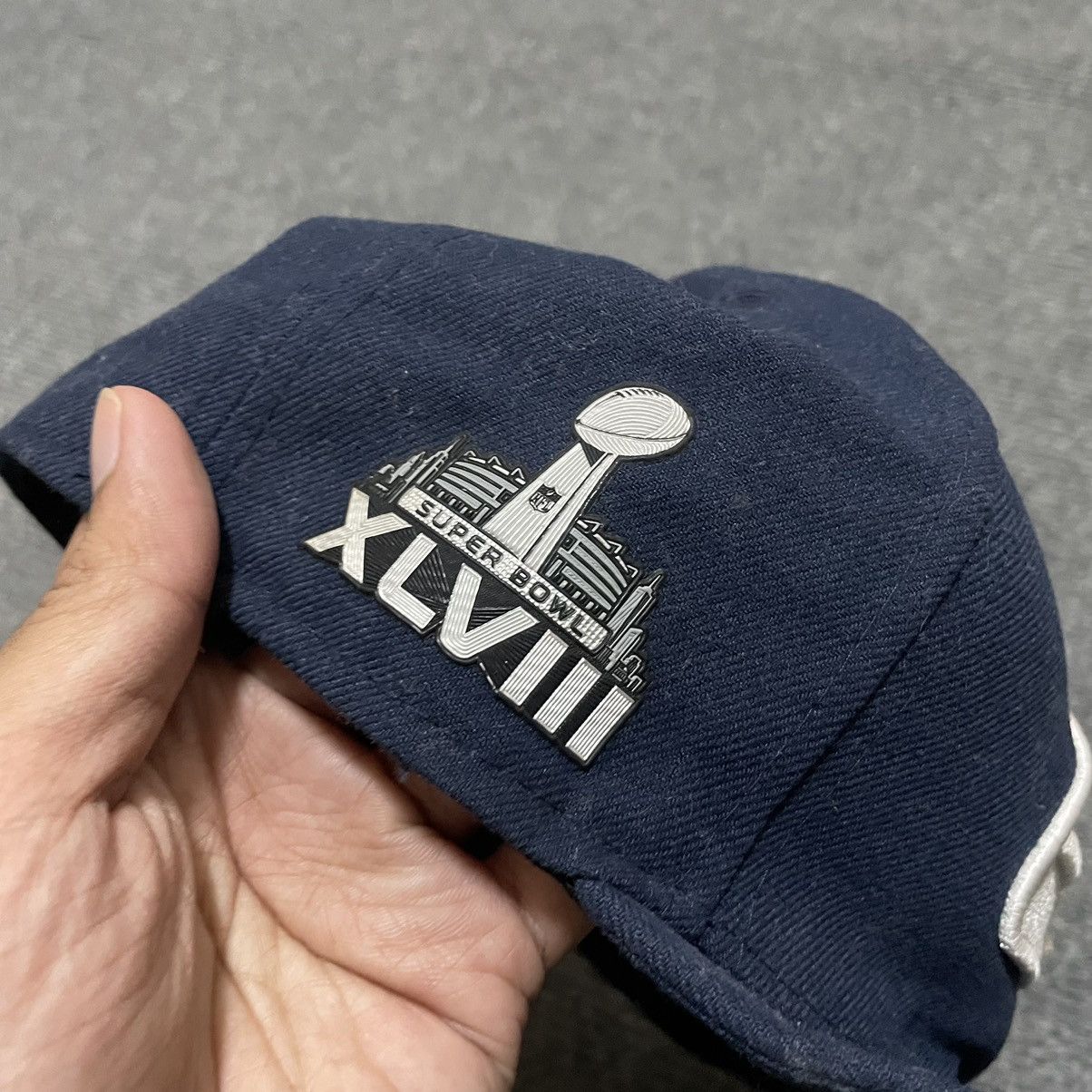 NFL × New Era × Vintage New Era x NFL Seattle Seahawks Super Bowl Cap Hat Size ONE SIZE - 4 Thumbnail