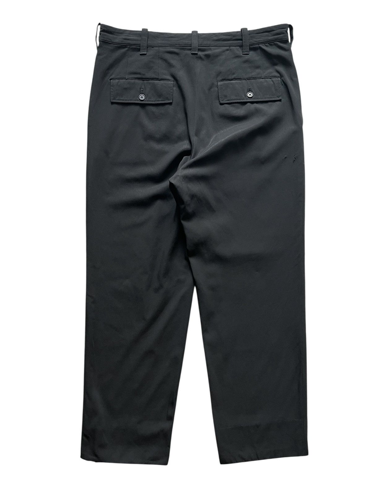 Yohji Yamamoto 1990s Yohji Yamamoto Pour Homme Hidden Pocket Wool Pants Size US 36 / EU 52 - 3 Thumbnail