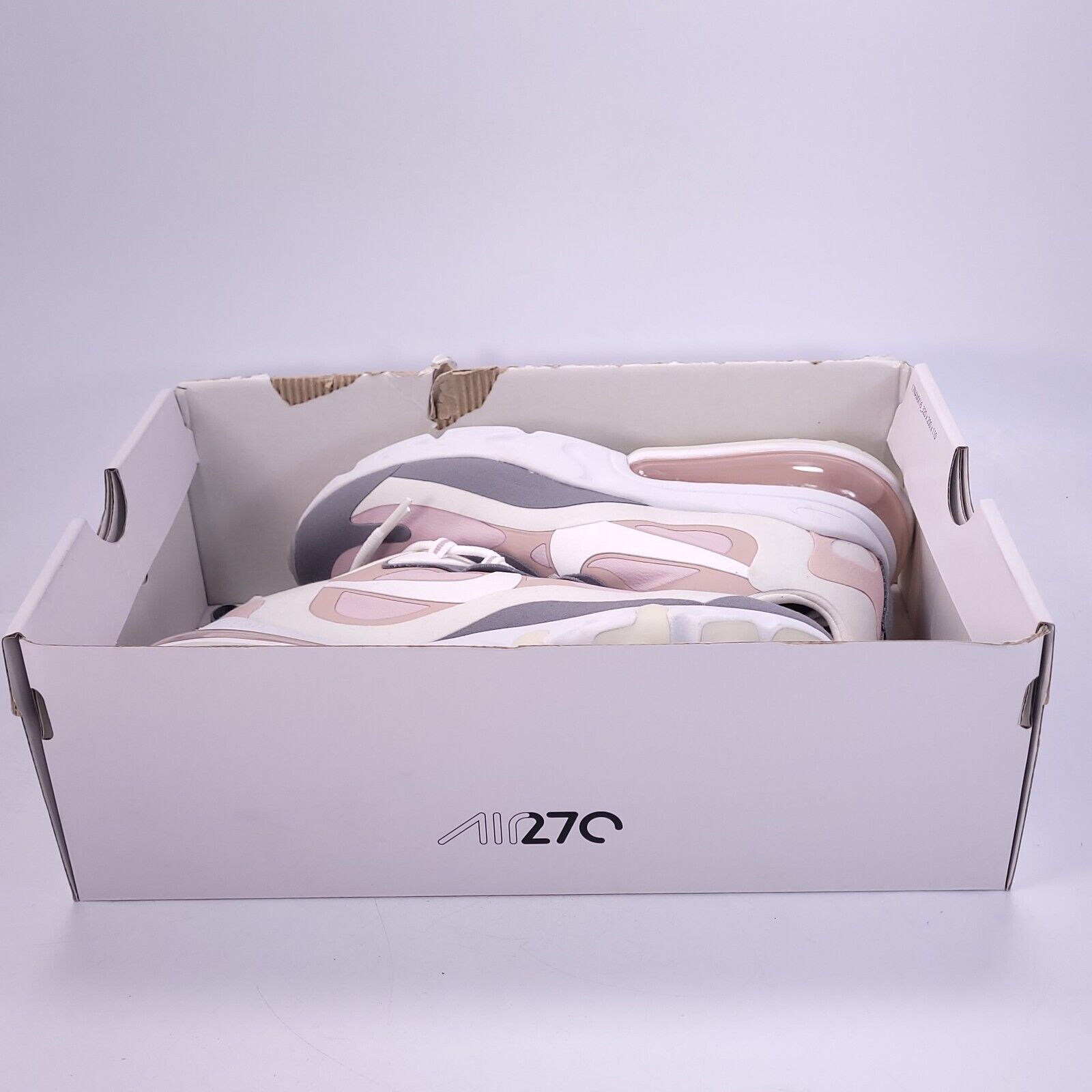 Nike Nike Air Max 270 React Shoe Womens Size 7 CI3899-500 Pink Size US 7 / IT 37 - 10 Thumbnail