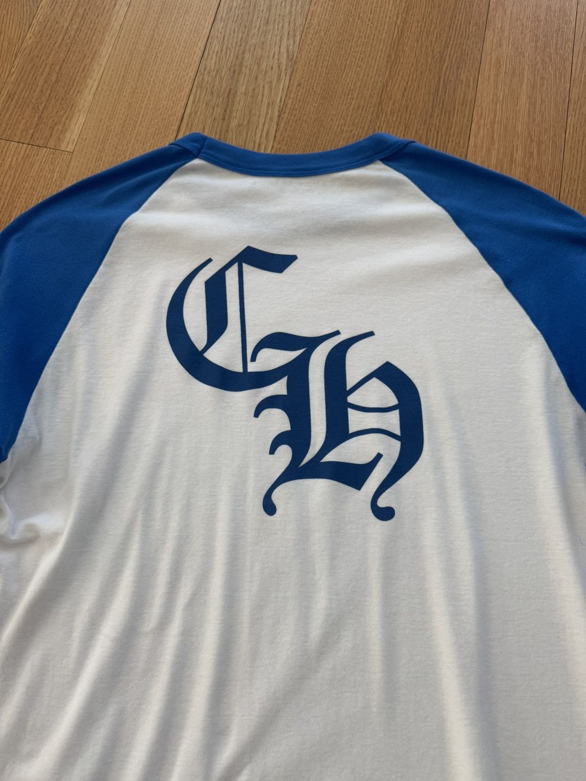 Chrome Hearts Chrome Hearts White Blue Long Sleeve Size US XL / EU 56 / 4 - 4 Thumbnail
