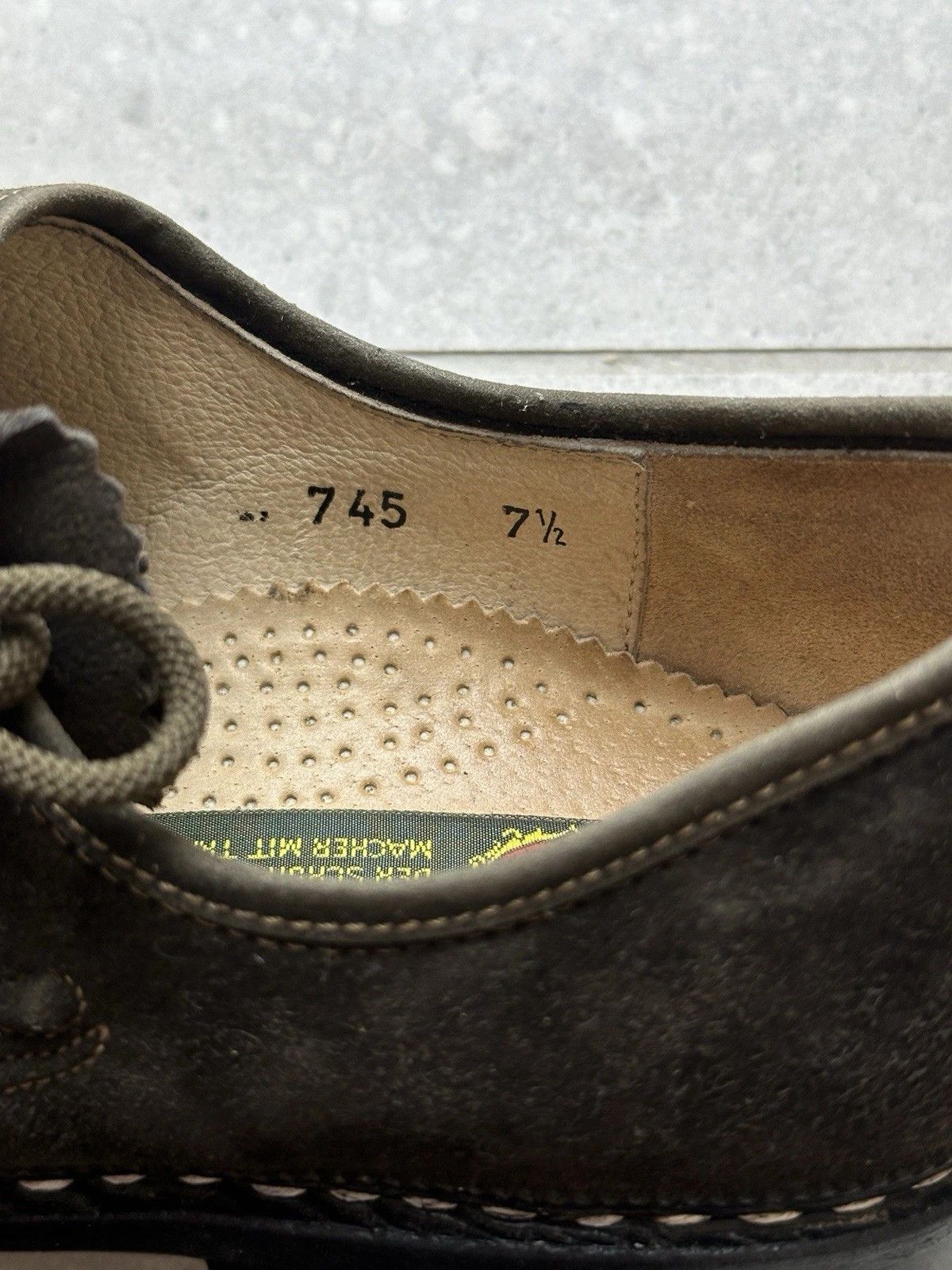 Vintage Meindl Traditonal Shoes Brown Suede Skywalk Bavarian Men's Size US 8.5 / EU 41-42 - 11 Thumbnail