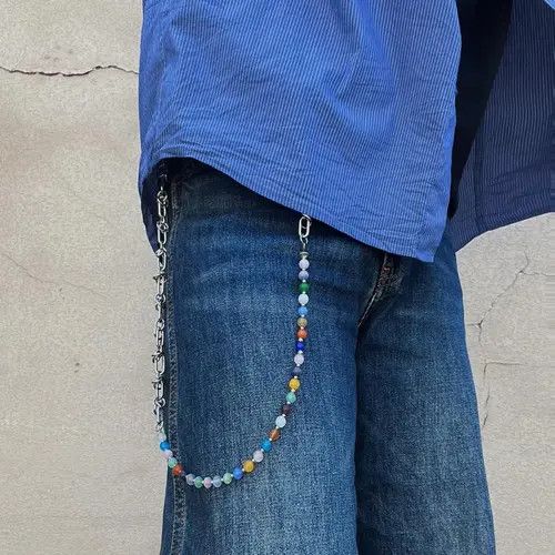 Jewelry 857Y2K Waist Chain – Cat Eye Stone, Spliced Pendant Size ONE SIZE - 7 Thumbnail