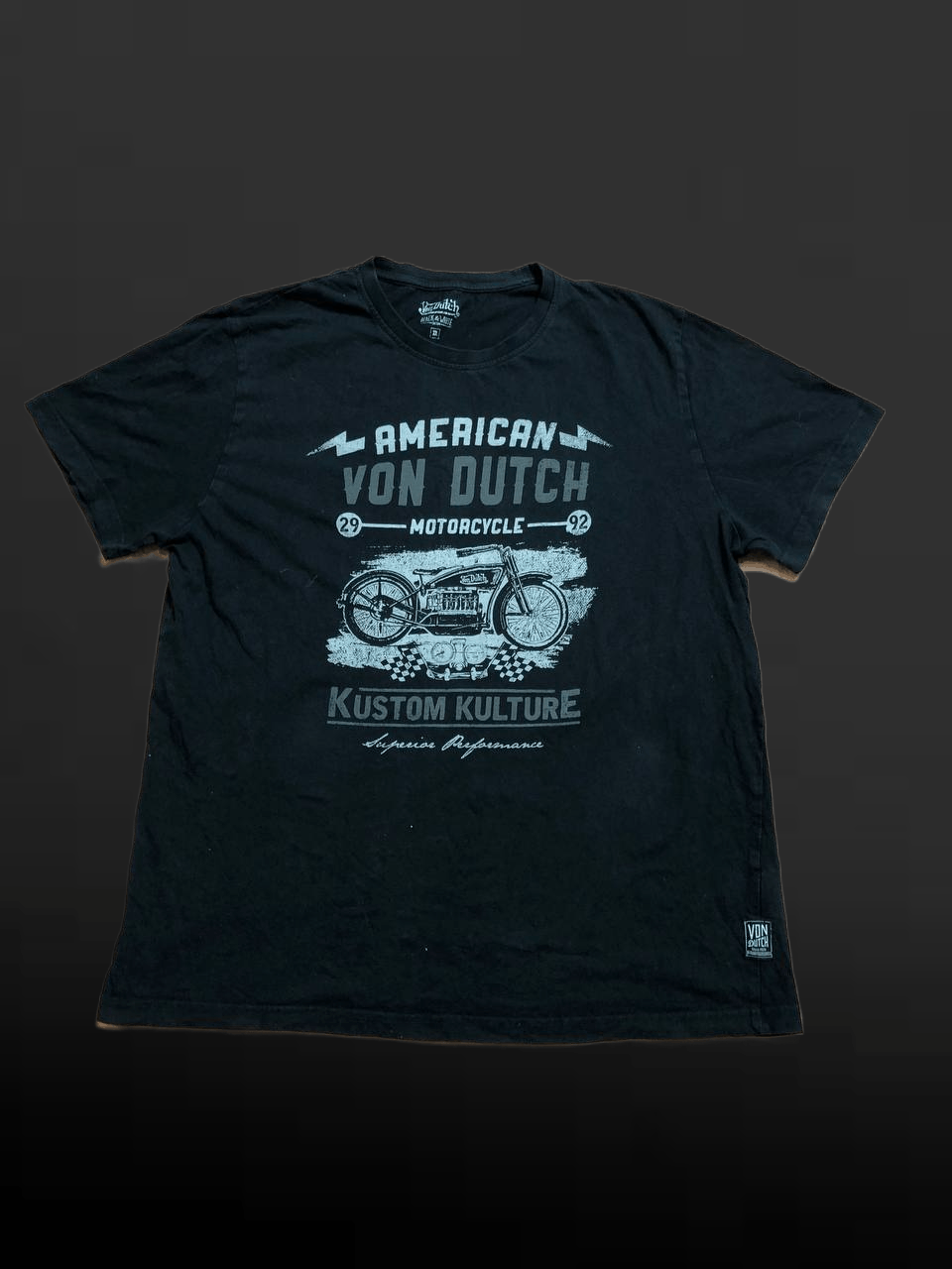 Von Dutch VON DUTCH Men’s Crewneck T-Shirt Regular Fit STREETWEAR Size US XL / EU 56 / 4 - 1 Thumbnail