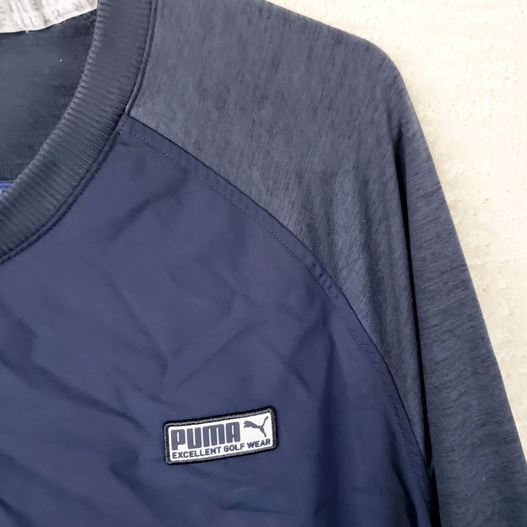 Puma PUMA Golf Pullover Jacket Mens 2XL Navy Blue Long Sleeve Performance Activewear Size US XL / EU 56 / 4 - 7 Thumbnail