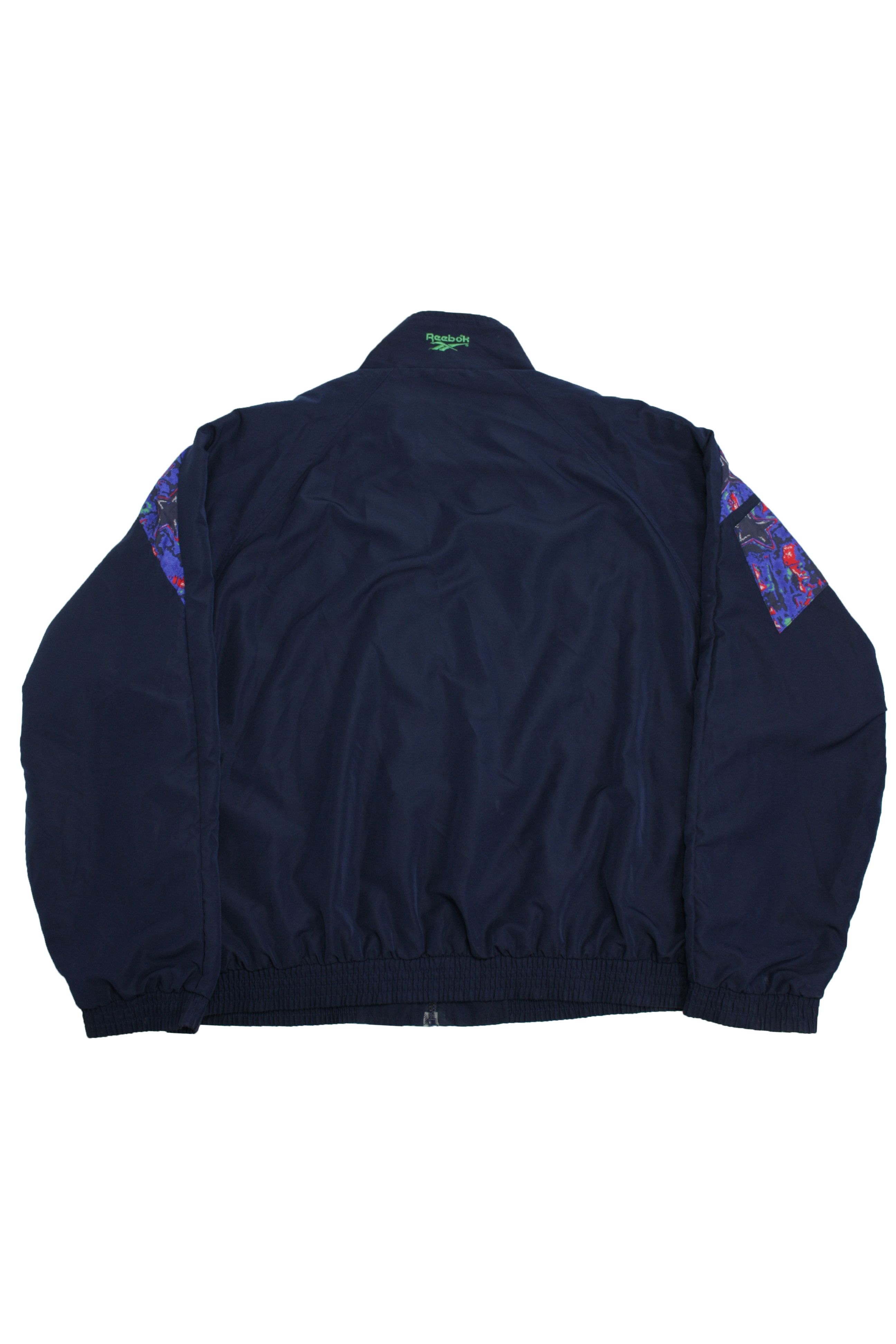 Reebok × Vintage Reebok 90s Vintage Oversized Tracksuit Windbreaker Jacket Size US L / EU 52-54 / 3 - 6 Thumbnail