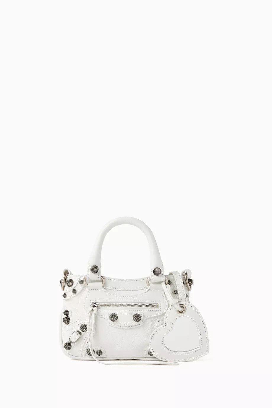 Balenciaga o1srvl11e1124 Size: OS / Neo Cagole Mini Tote Bag in White Size ONE SIZE - 1 Thumbnail