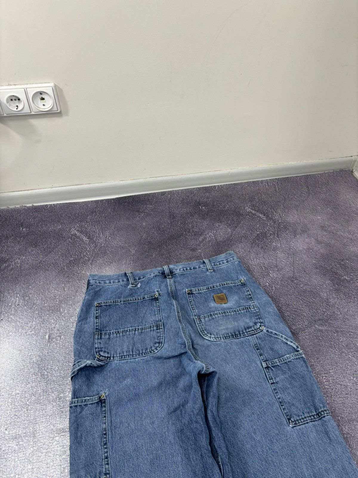 Carhartt Vintage Carhartt USA Dungaree Fit Workwear Denim Baggy Jeans Size US 36 / EU 52 - 4 Thumbnail