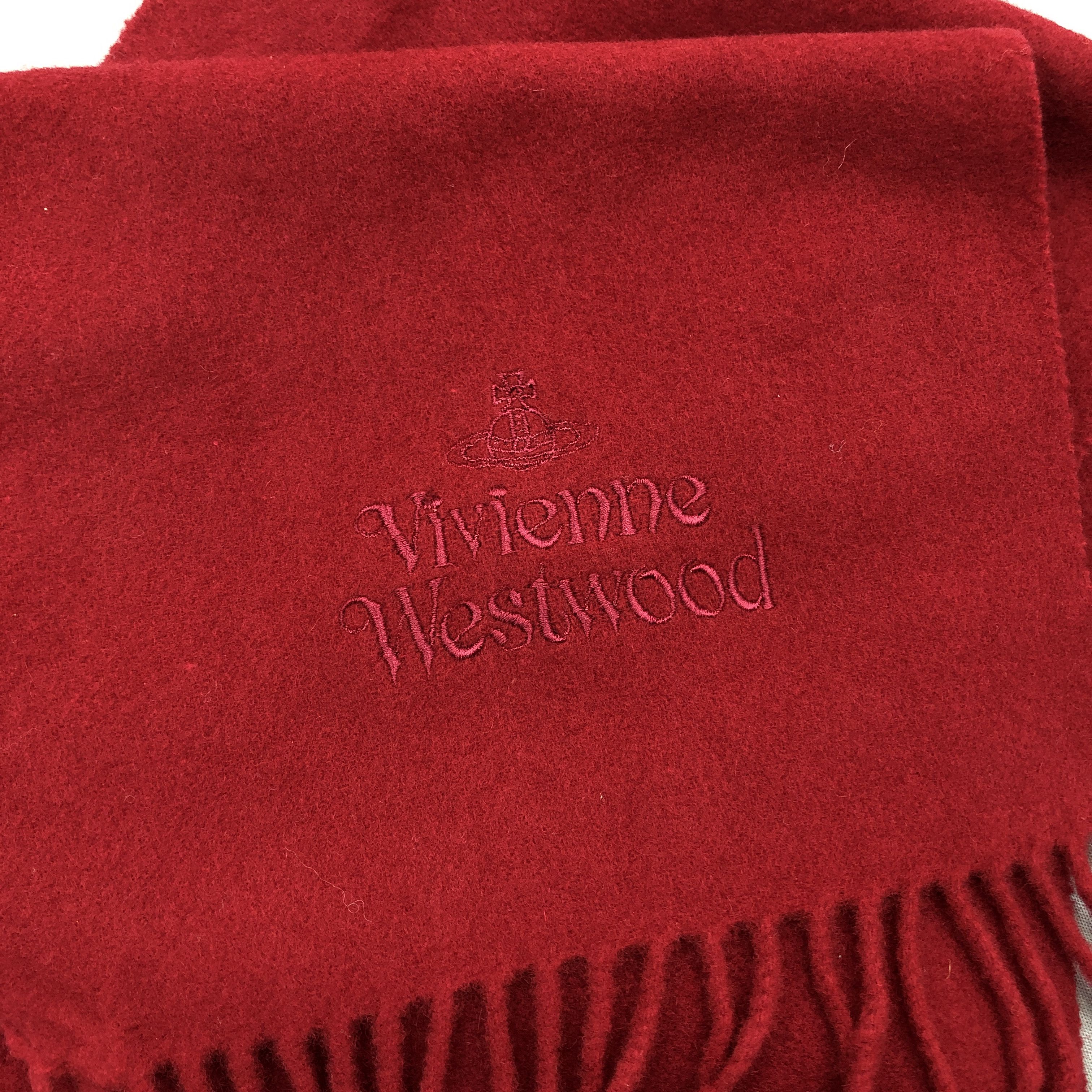 Vivienne Westwood Vintage Vivienne Westwood Scarf Orbs Muffler Wool Scarves Size ONE SIZE - 4 Thumbnail