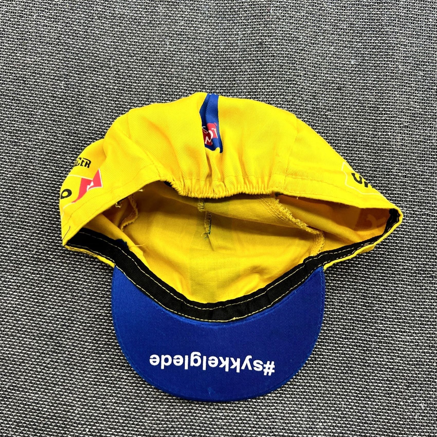 HYDROGEN Bioracer Uno-X Cycling Cap Hat One Size Yellow Racing unox Hydrogen Hat Size ONE SIZE - 4 Thumbnail