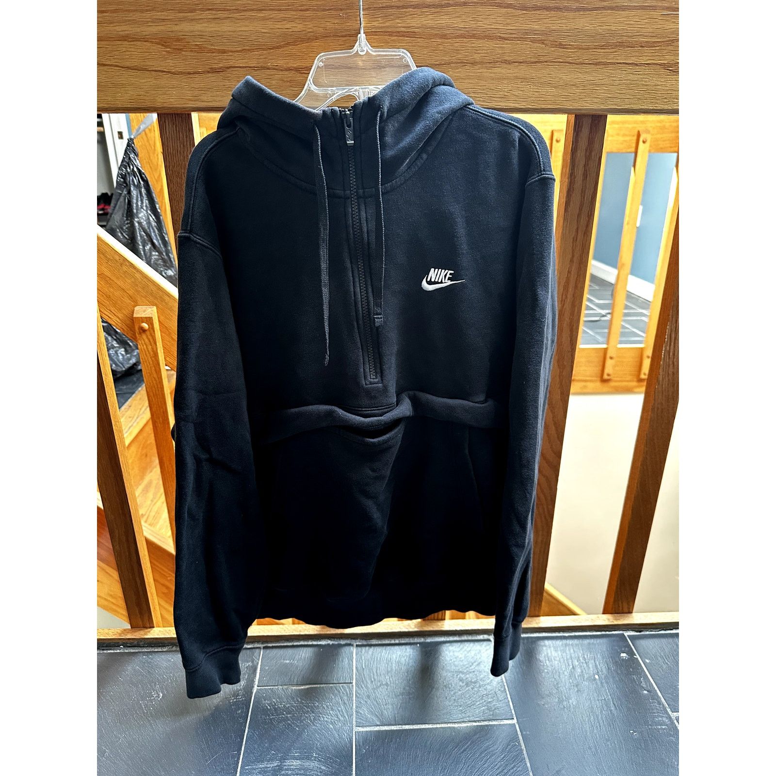 Nike black nike half-zip hoodie Size US M / EU 48-50 / 2 - 1 Thumbnail