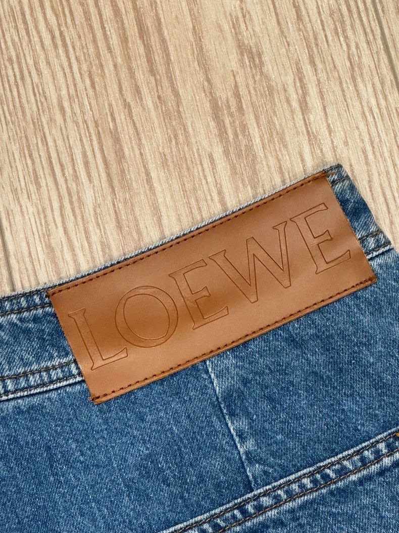 Loewe LOEWE size M Side button jeans Size 37" - 6 Thumbnail