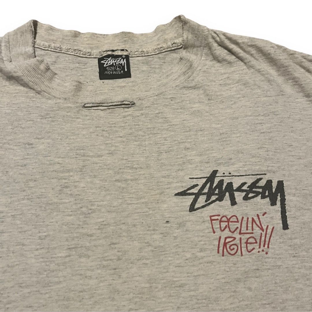 Stussy × Vintage Vintage Stüssy Irie Vibes T Shirt 90s Size US L / EU 52-54 / 3 - 5 Thumbnail