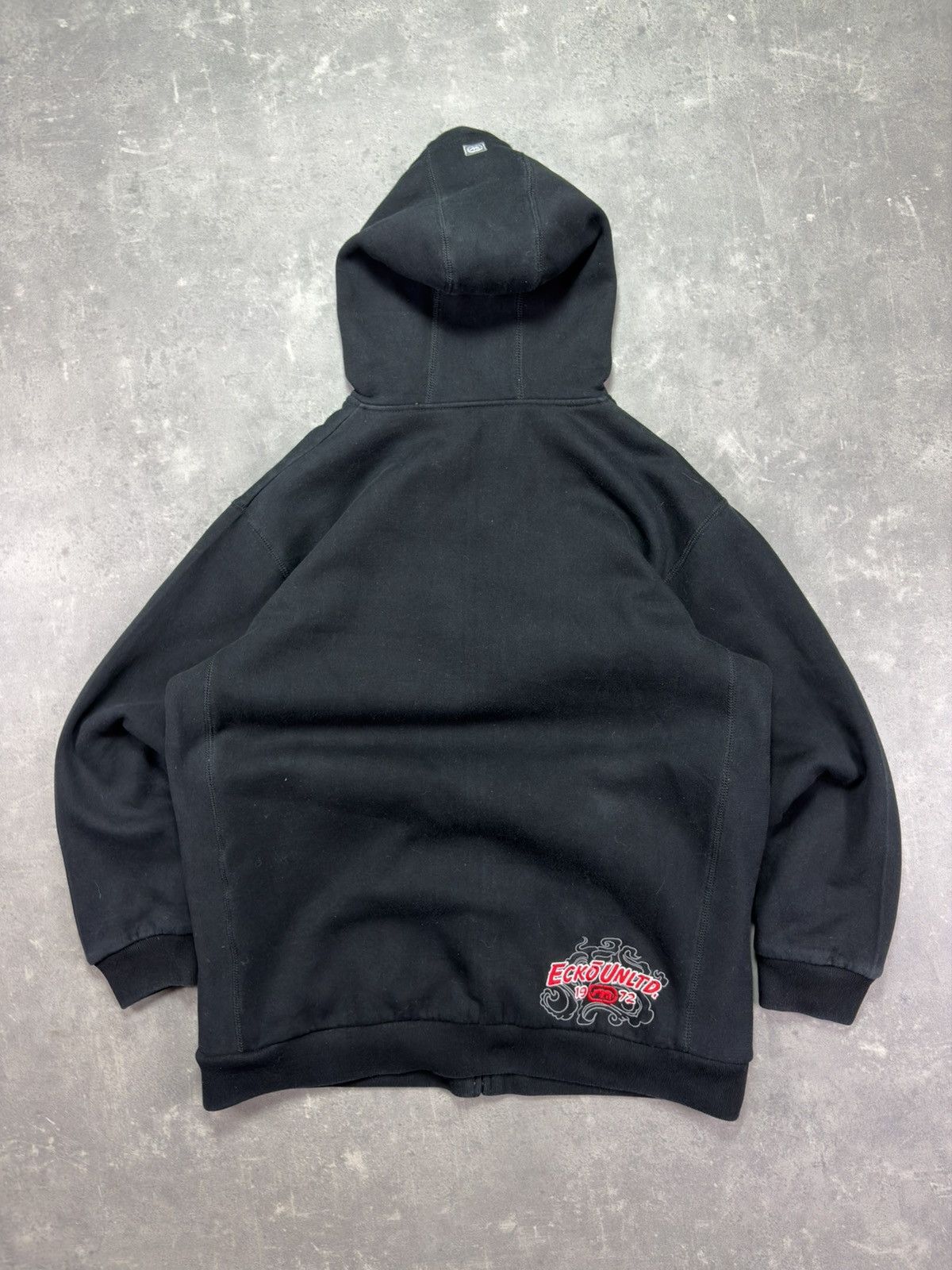 Ecko Unltd. 00s Ecko Unltd. Reversible AOP Printed Baggy Zip Hoodie XXL Size US XXL / EU 58 / 5 - 4 Thumbnail