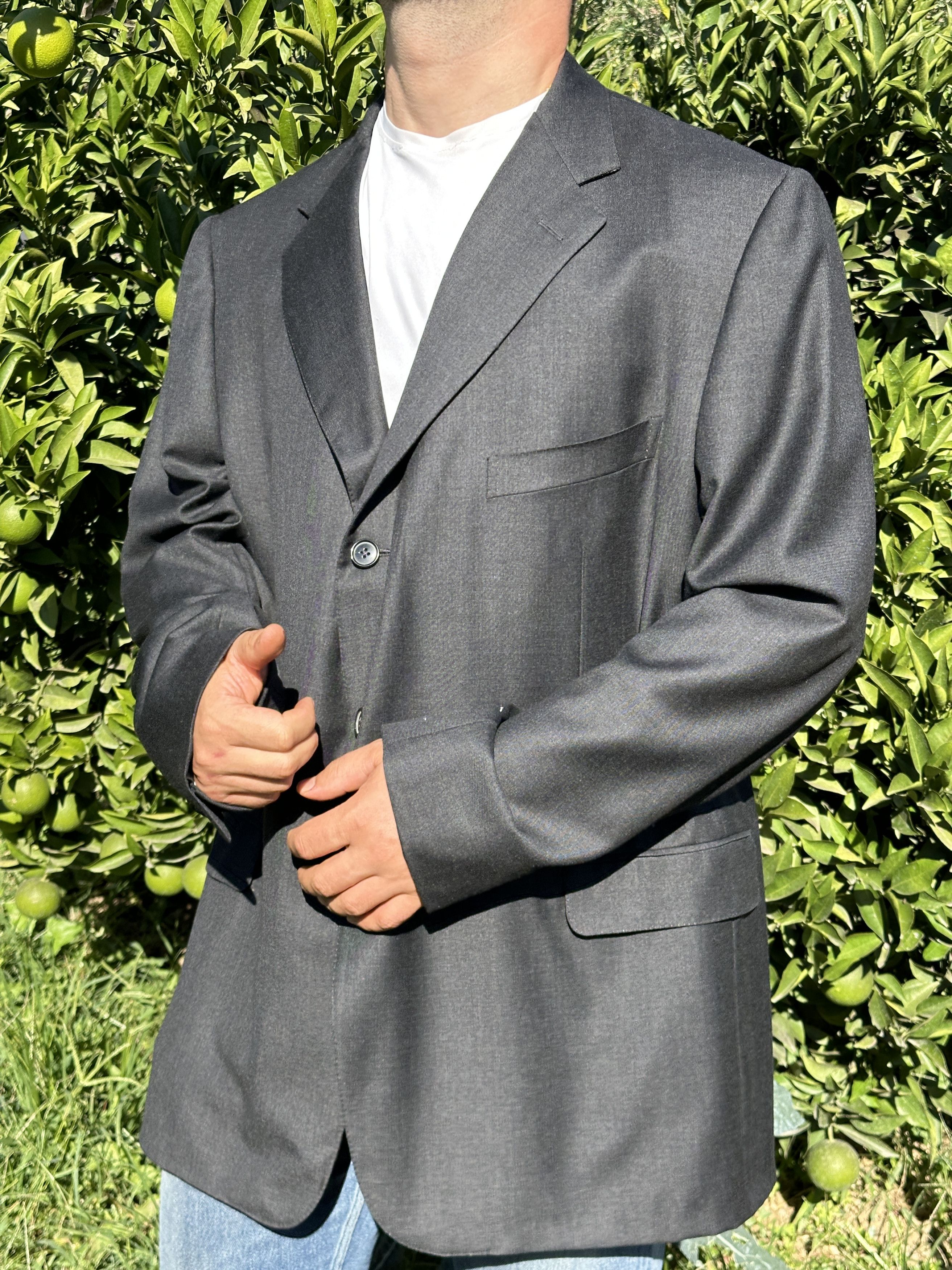 Ermenegildo Zegna Ermenegildo Zegna Su Misura Suit Costume Formal Size 62 R Size 54L - 6 Thumbnail