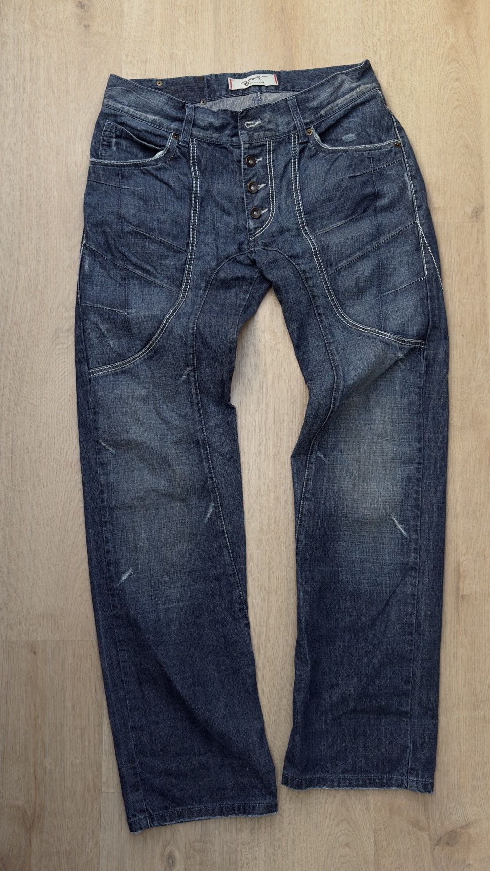 Bray Steve Alan Archive BRAY STEVE ALAN Designer Jeans - Made in Italy - W34 Size US 34 / EU 50 - 1 Thumbnail