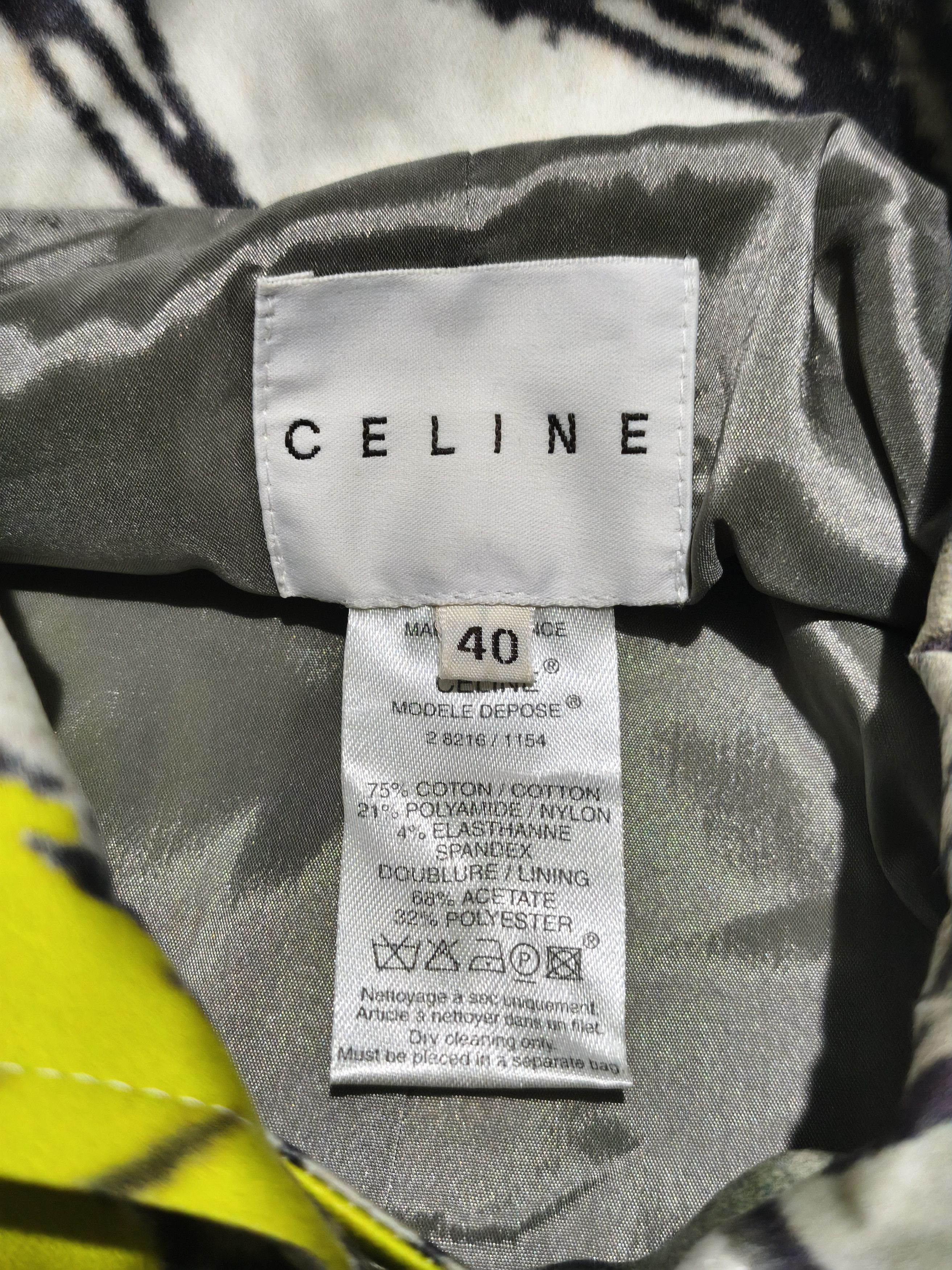 Celine Celine SS 2005 Multicolored Floral Trench Coat Size M / US 6-8 / IT 42-44 - 11 Thumbnail