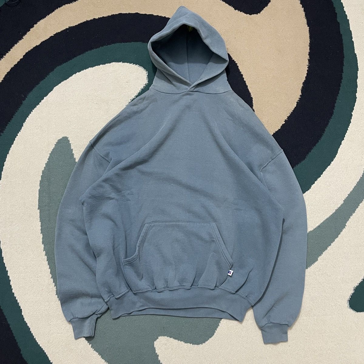 Russell Athletic GRAIL 🥶 90s Russell Athletic Seafoam Green Blank Hoodie Size US XXL / EU 58 / 5 - 1 Thumbnail