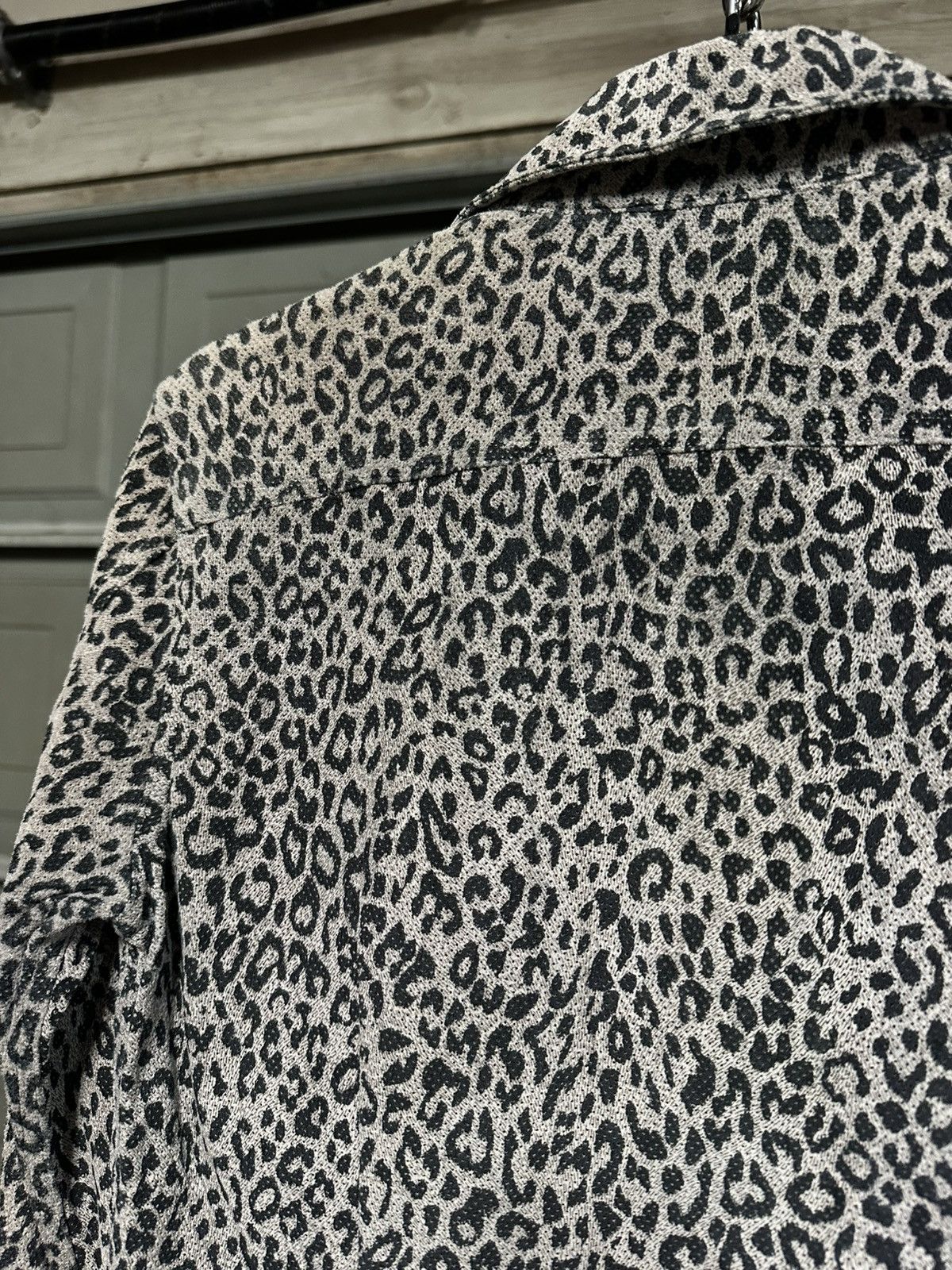 Isamu Katayama Backlash Backlash Leopard Print Perforated Leather Shirt Size US S / EU 44-46 / 1 - 2 Thumbnail