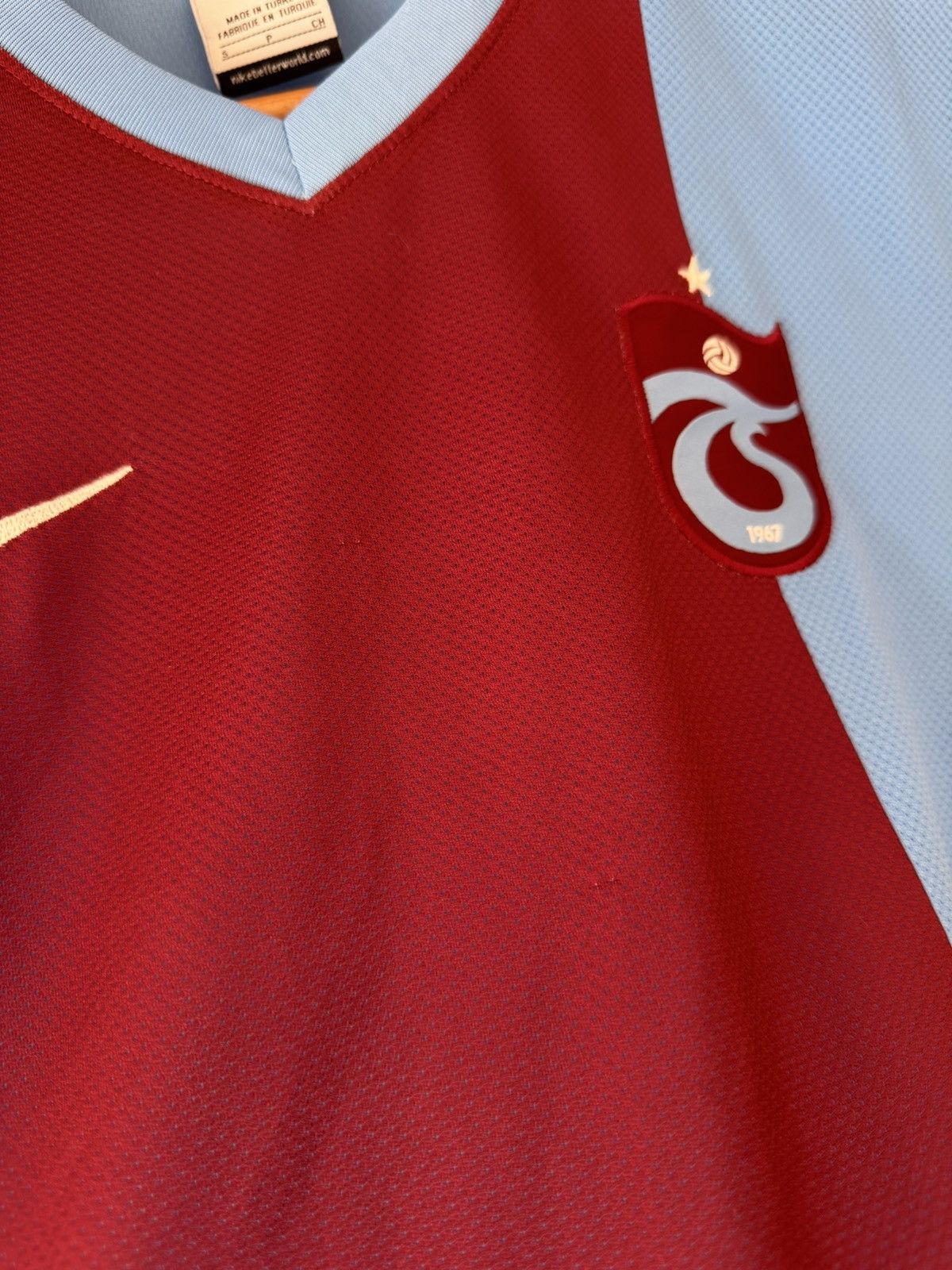 Nike Trabzonspor 2013-2014 Home Soccer Jersey Nike Football Shirt Size US S / EU 44-46 / 1 - 10 Thumbnail