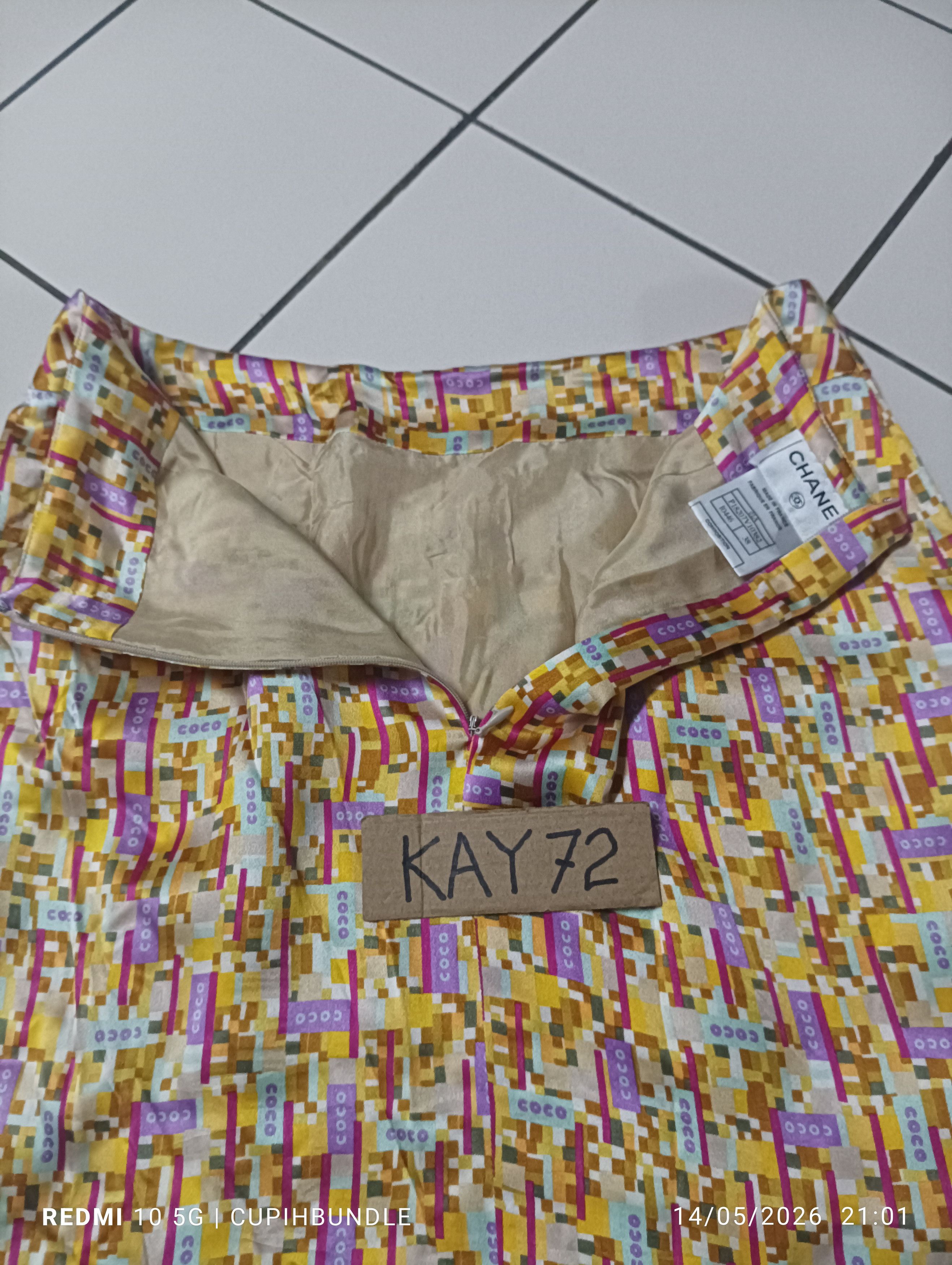 Chanel CHANEL COCO SKIRT FULLPRINT Size 27" / US 4 / IT 40 - 11 Thumbnail