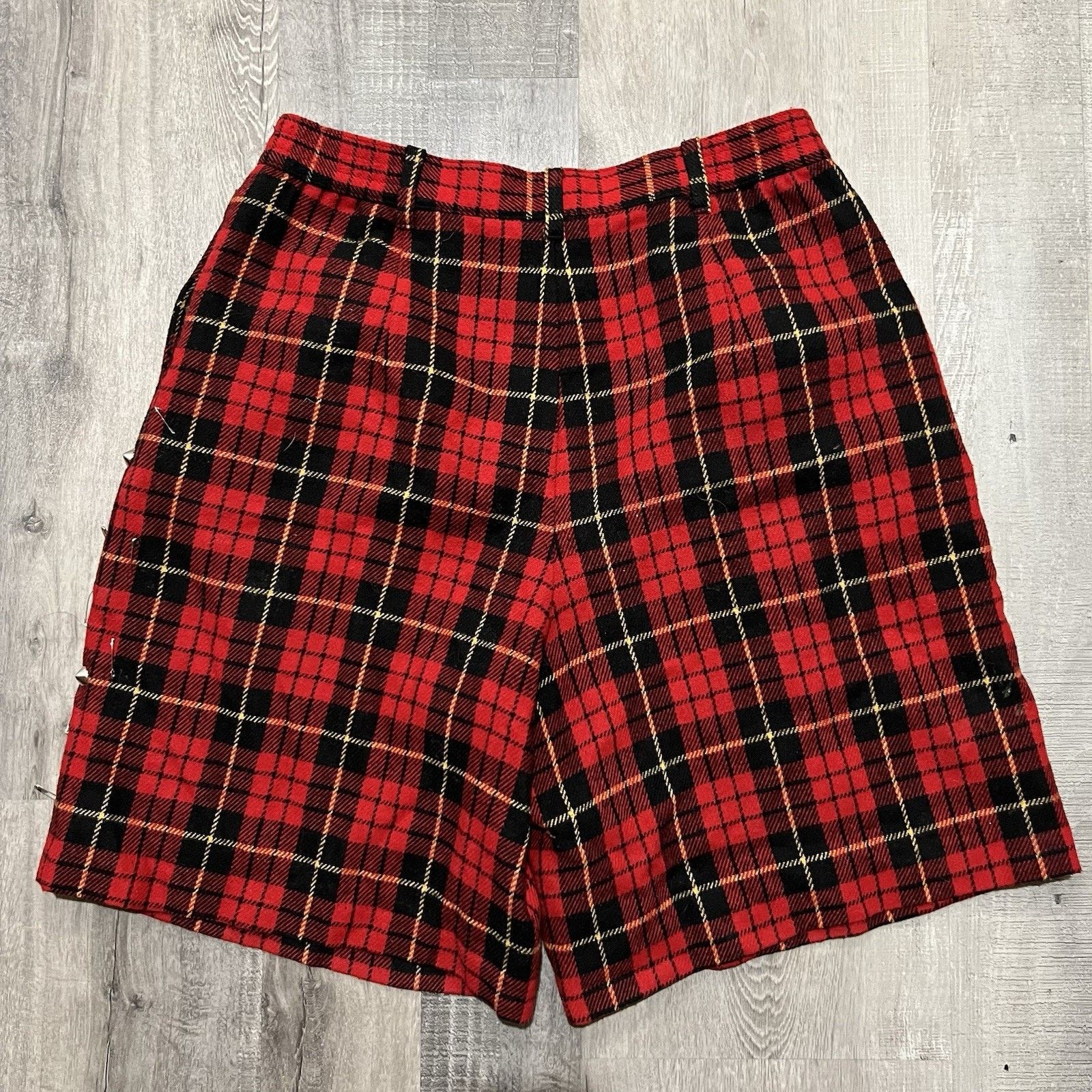 Vintage VTG Punk Indie Rock Wool Shorts 80s The Smiths The Cure Size US 32 / EU 48 - 2 Thumbnail