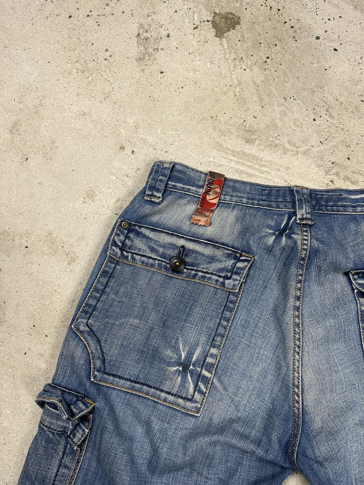 Japanese Brand Vintage Y2K Take Two Upgrade Cargo Denim Shorts Jeans Japan Size US 32 / EU 48 - 11 Thumbnail