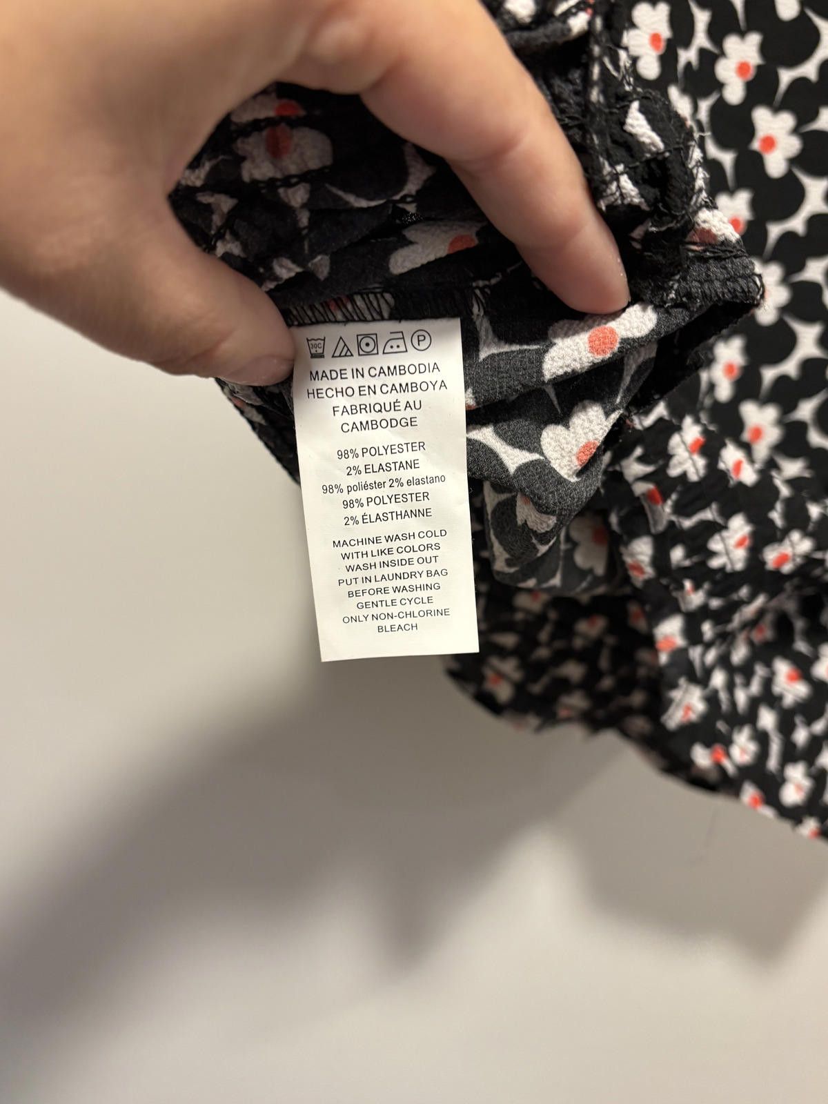 Michael Kors Michael Kors Black Floral Puff Sleeve Blouse Large Size L / US 10 / IT 46 - 7 Thumbnail
