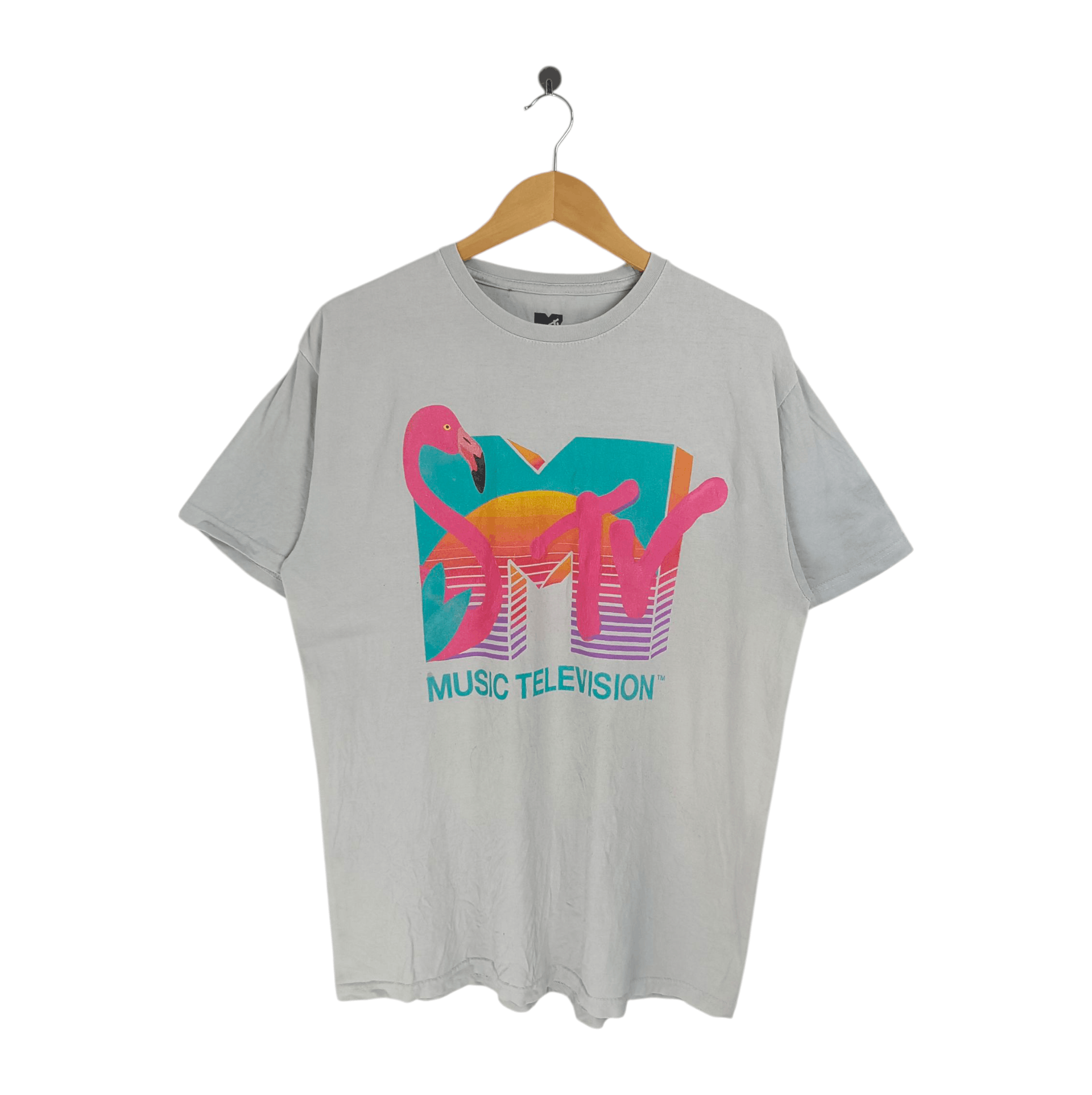 Mtv VINTAGE MTV MUSIC TELEVISION ROCK GRUNGE PUNK Y2K TEE Size US L / EU 52-54 / 3 - 1 Thumbnail
